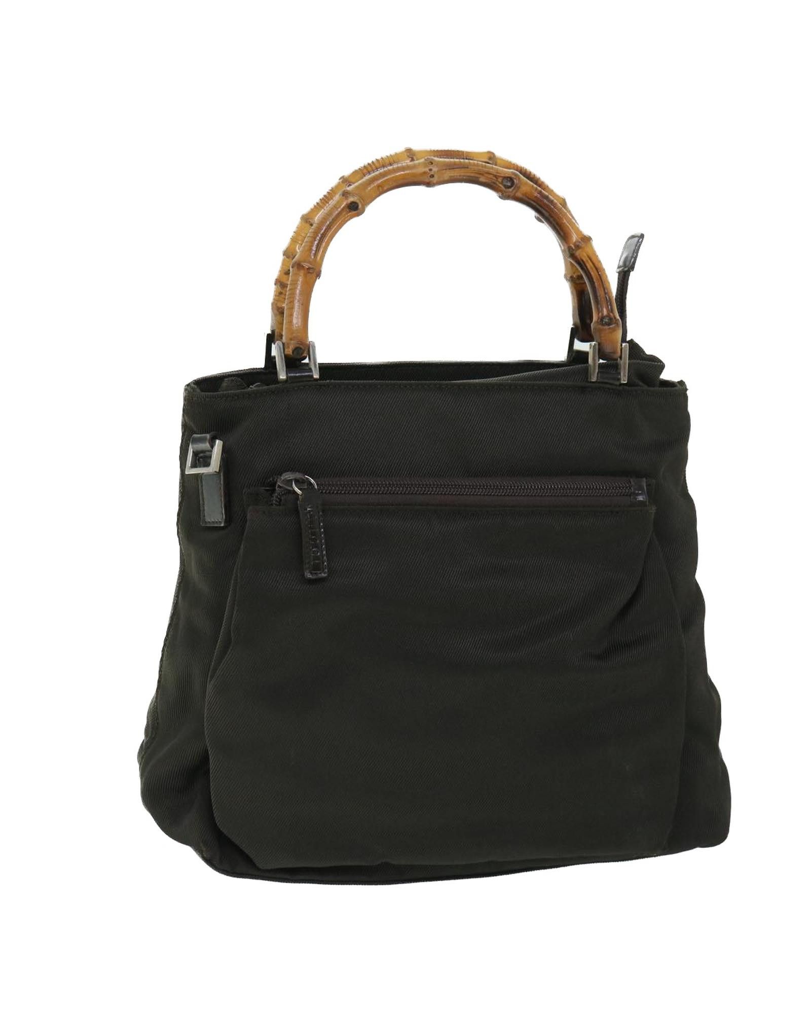 image of Gucci Khaki Synthetic Designer Bag, Women's
