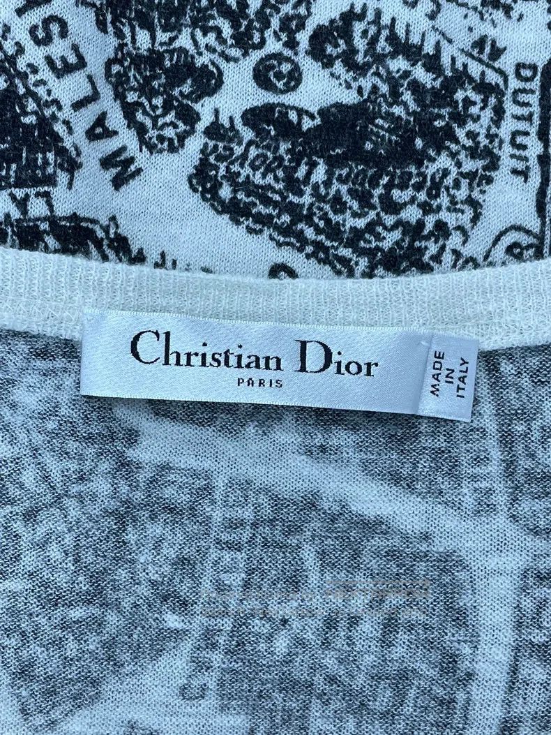 Dior Dior Black and white printed letter printed short-sleeved Size XS / US 0-2 / IT 36-38 - 4 Thumbnail