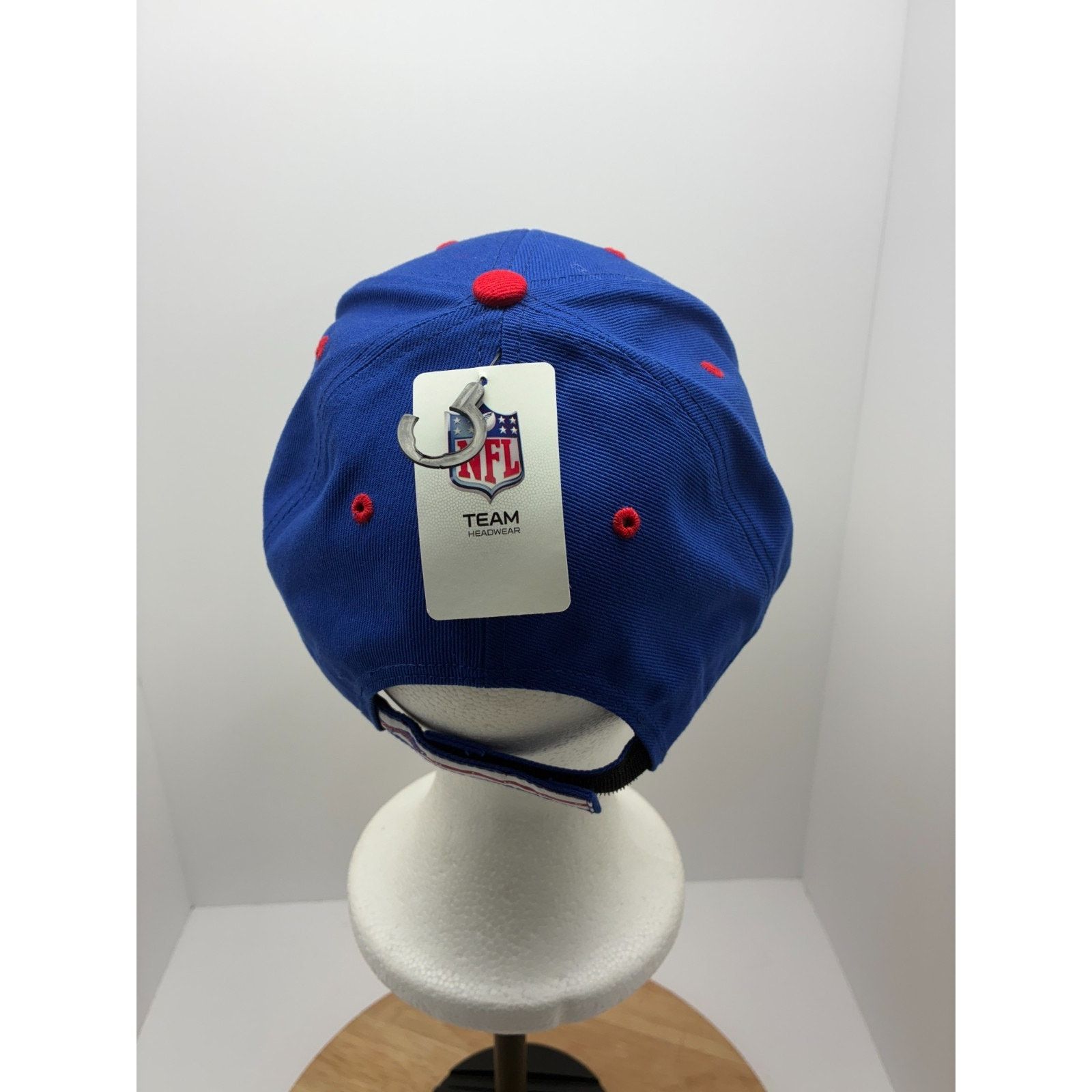 NFL Buffalo Bills NFL Team Apparel Blue Adjustable Strapback Size ONE SIZE - 6 Thumbnail