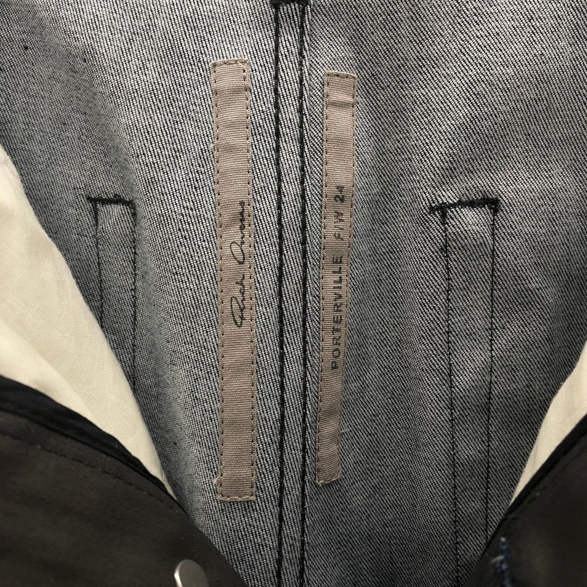 Rick Owens SS24 Rick Owens “PORTERVILLE” Geth Chalk Stretch Denim Size US 28 / EU 44 - 9 Thumbnail
