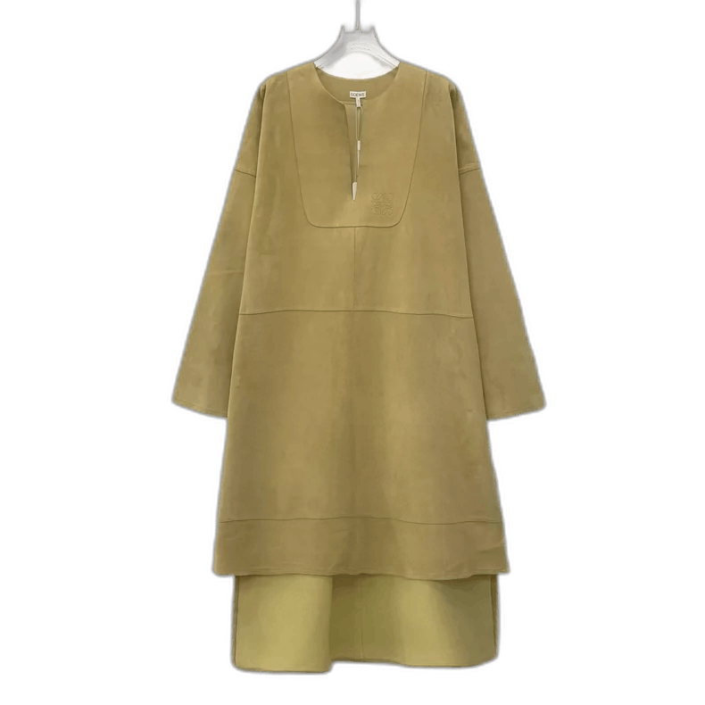 Loewe Loewe Brown Suede Long Sleeve Outerwear Size S / US 4 / IT 40 - 1 Thumbnail