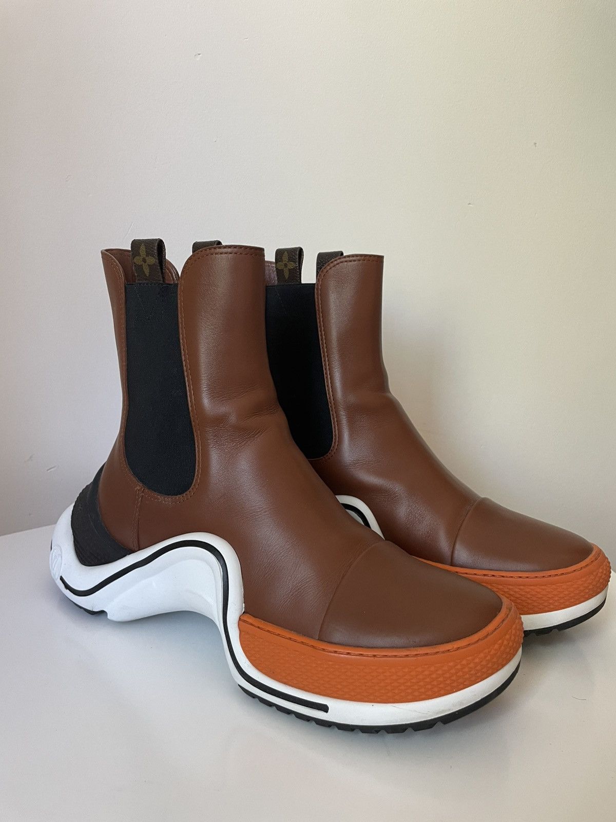 Louis Vuitton Archlight Leather Chelsea Boots