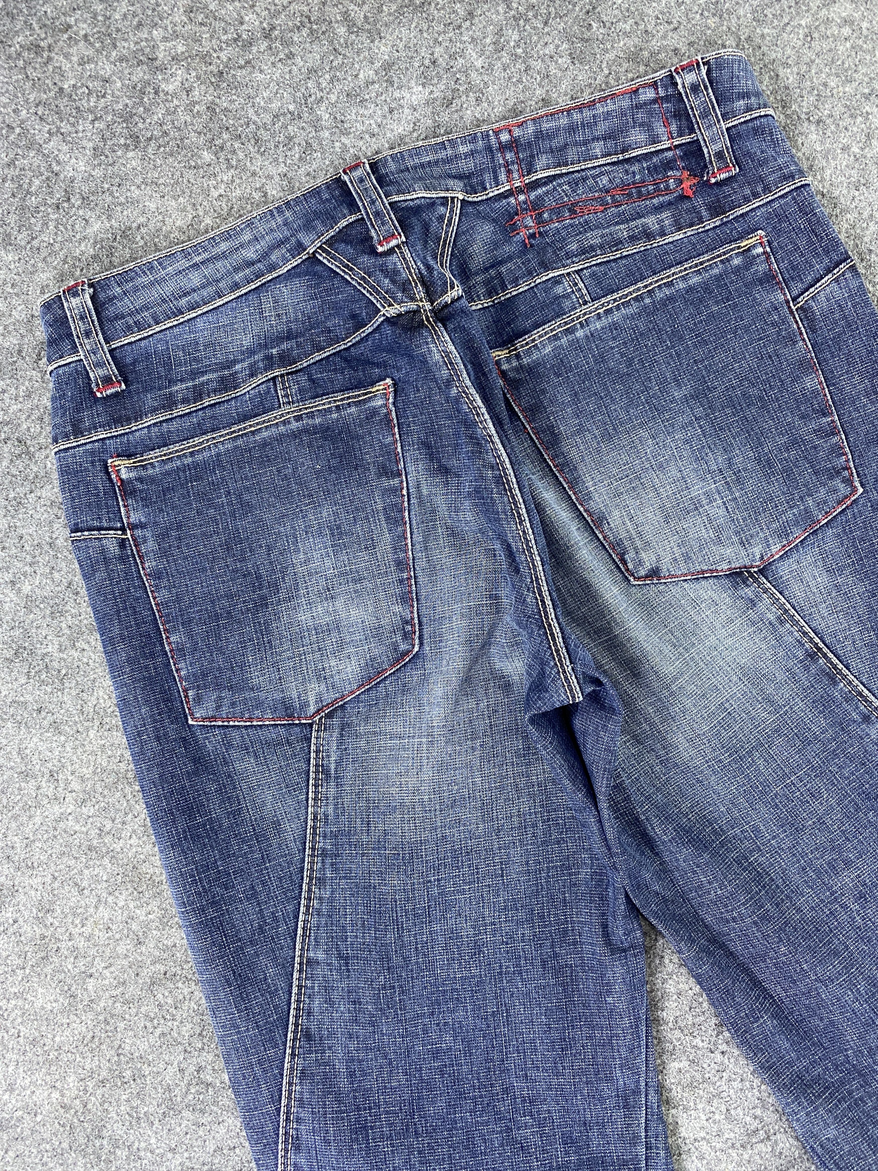 Japanese Brand Marithe Francois Girbaud Flare Jeans - J1079 Size 28" / US 6 / IT 42 - 6 Thumbnail