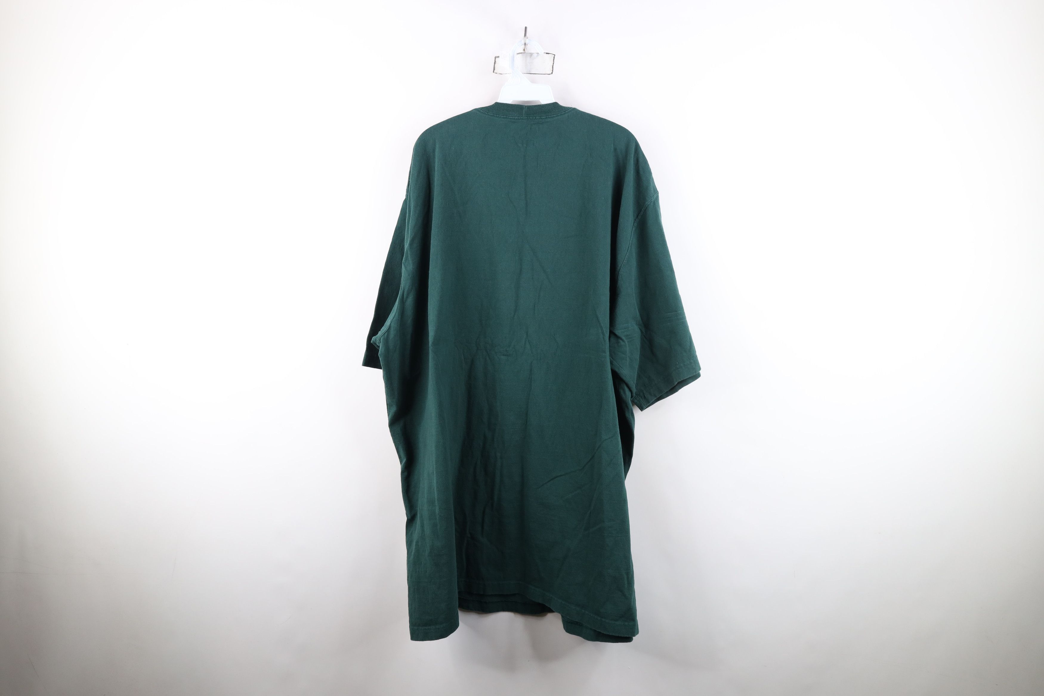 Carhartt Vintage Y2K Carhartt Faded Heavy Cotton Pocket T-Shirt Green Size US XXL / EU 58 / 5 - 12 Thumbnail