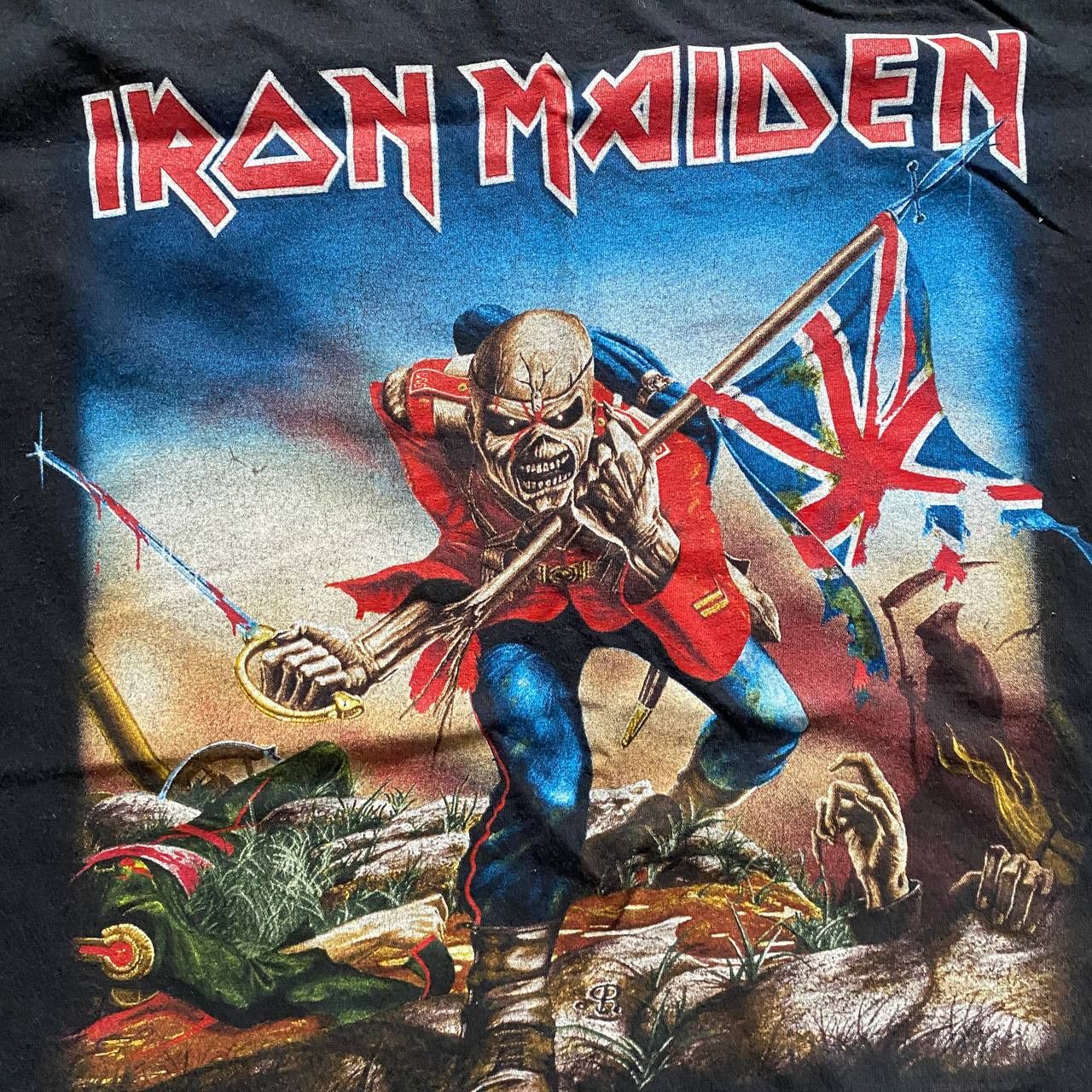 Band Tees VINTAGE Y2K IRON MAIDEN AMAZING FADED RARE T SHIRT 73 Size US L / EU 52-54 / 3 - 6 Thumbnail