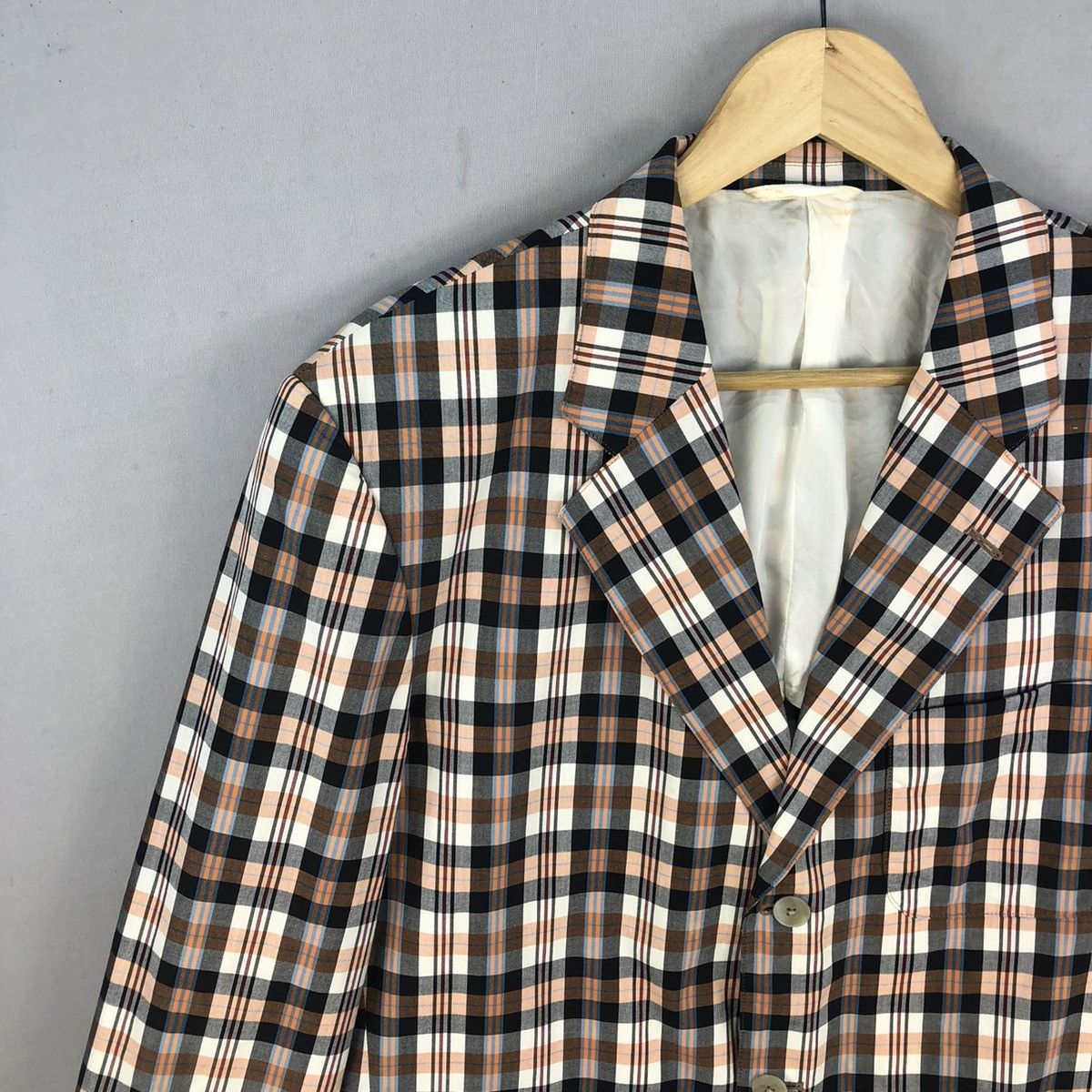 J.Crew Vintage 2000s J.Crew Plaid Checker Blazer Size US S / EU 44-46 / 1 - 2 Thumbnail