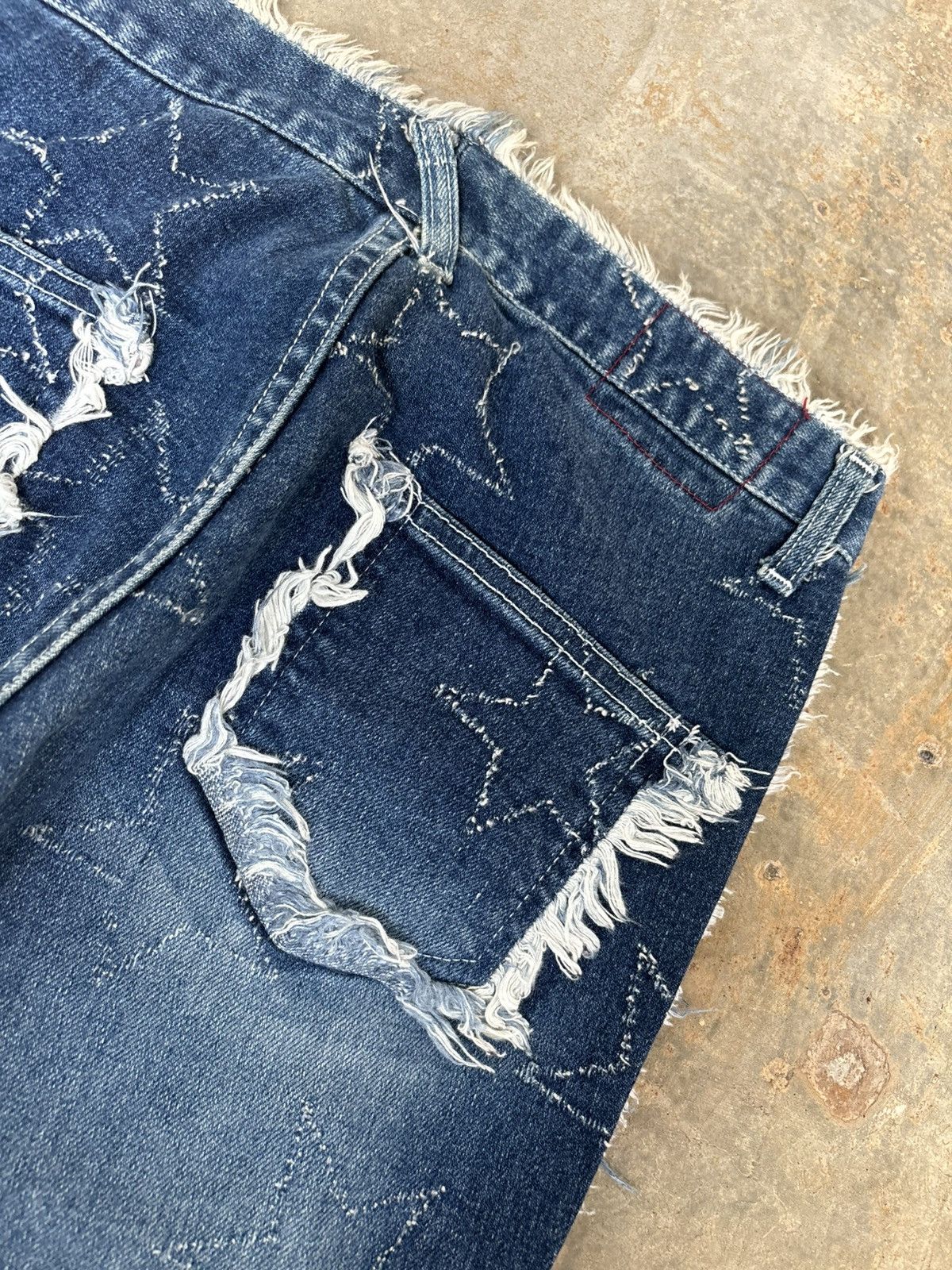 Hysteric Glamour Y2k Chuck Roaste's Star Ifsixwasnine Punk Style Jeans Size 29" - 6 Thumbnail