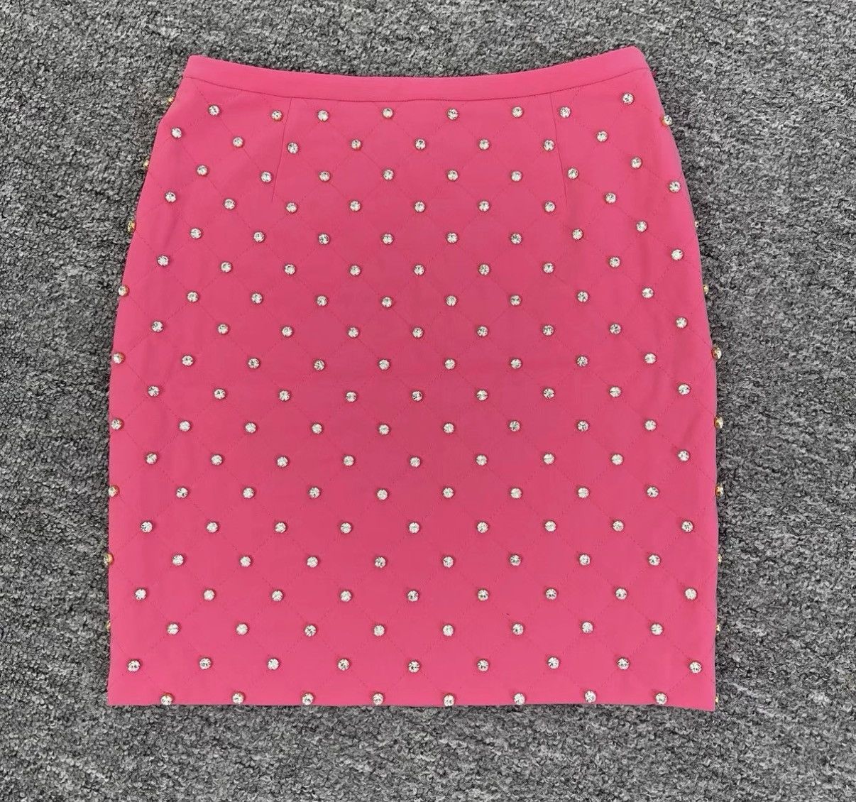Moschino Moschino Hot Pink Beaded Two-Piece Set K12 Size XS / US 0-2 / IT 36-38 - 2 Thumbnail