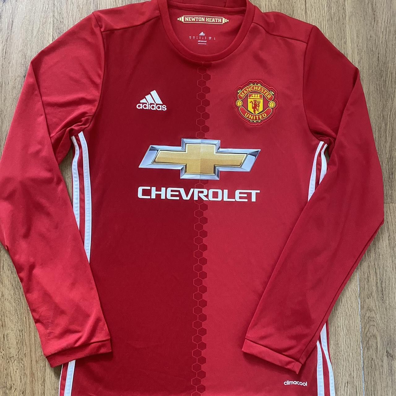 2016-17 Manchester United Adidas Longsleeve Football Shirt