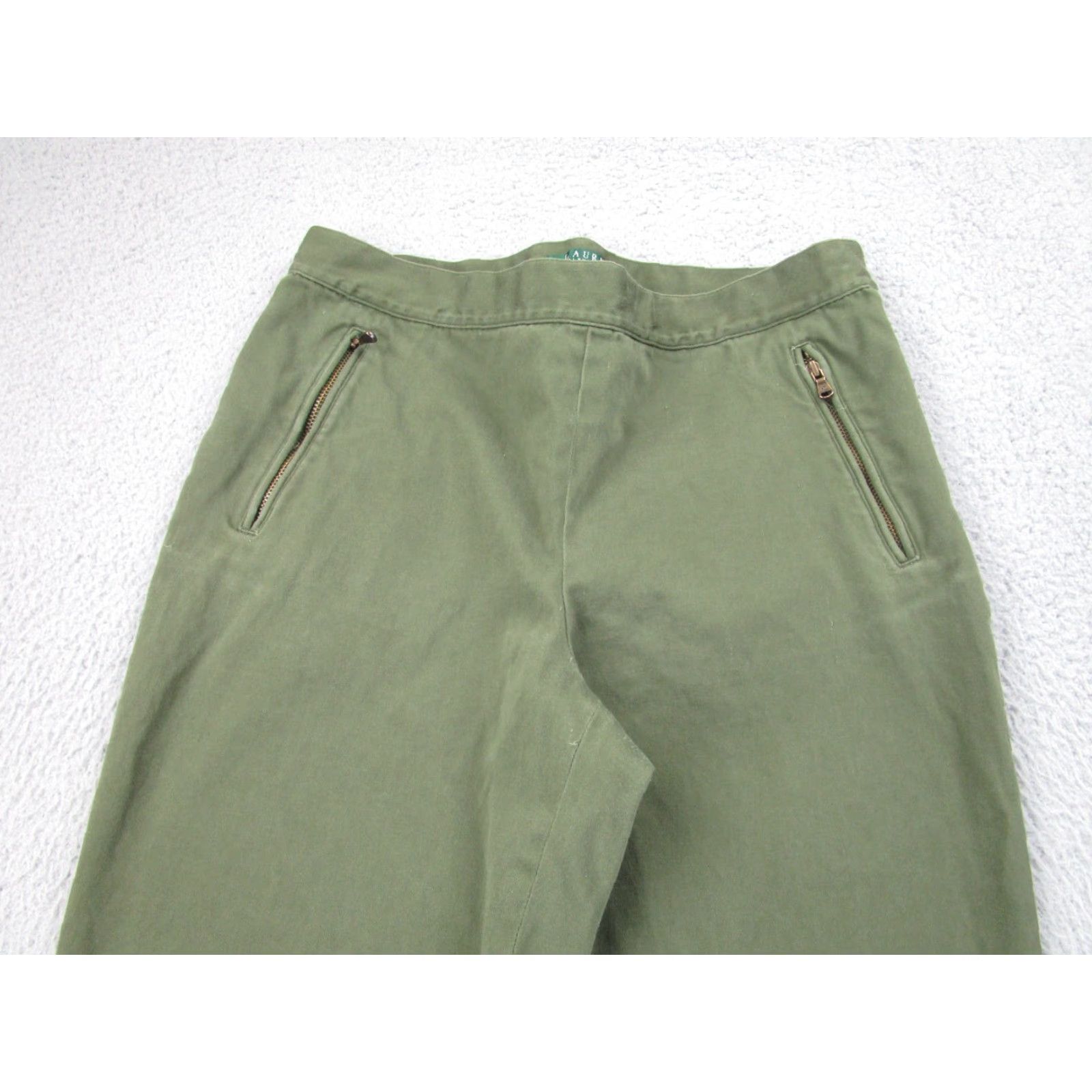 Ralph Lauren Ralph Lauren Pants Womens 8 Green Straight Chino Army Size 30" / US 8 / IT 44 - 3 Thumbnail