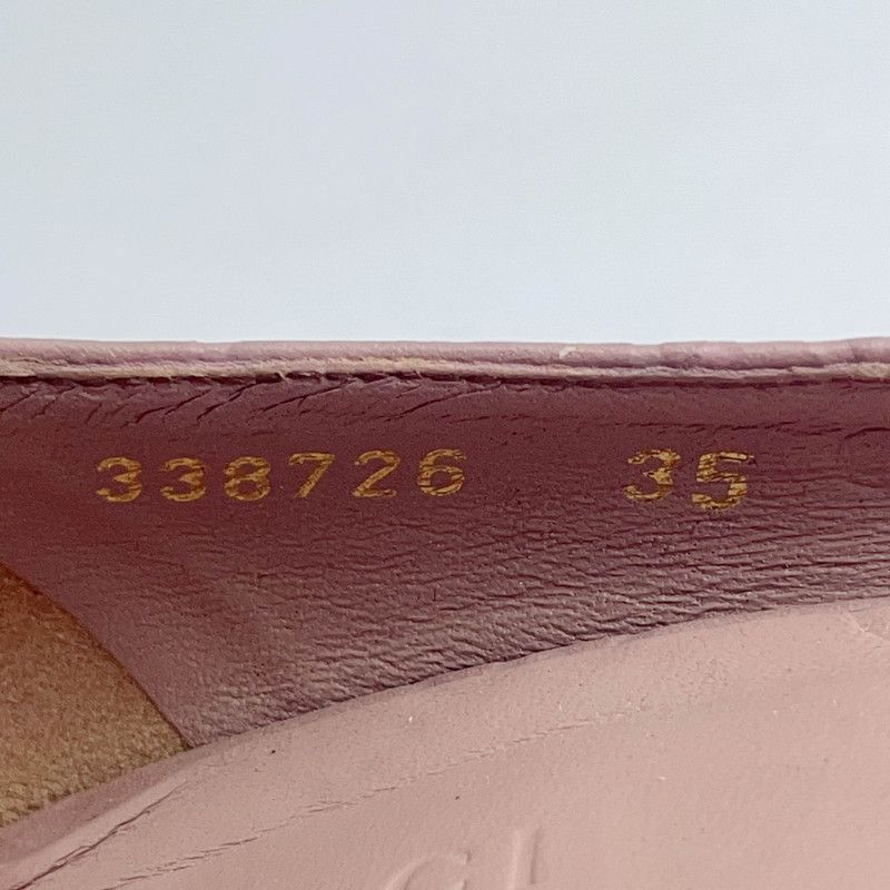 Gucci Gucci Pink Leather Classic High Heel Shoes -2508 Size US 5 / IT 35 - 5 Thumbnail