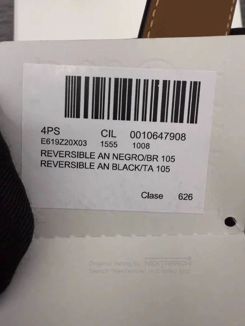 Loewe LOEWE Anagram Reversible Leather Belt . Size ONE SIZE - 9 Thumbnail