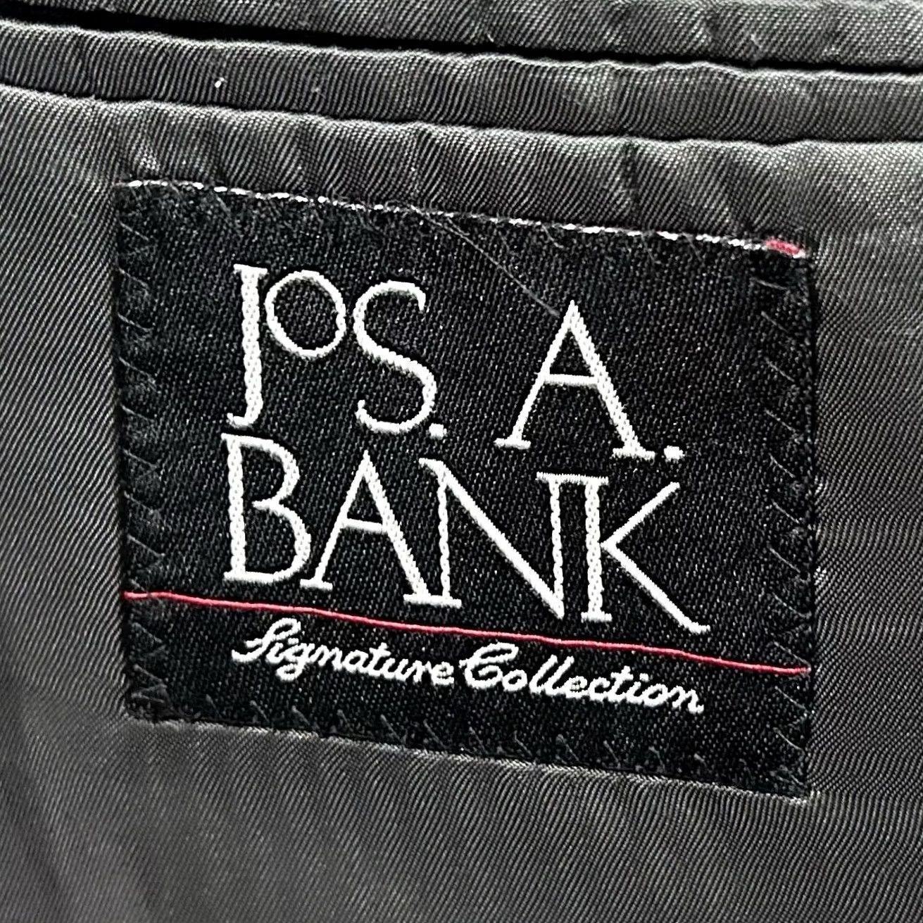 Jos. A. Bank Jos A Bank Sport Coat Gray Herringbone 100% Wool Three-Button Lined Vented 48R Mens Regular Coat Shirt Jacket Notch Lapel Vintage? Size US XS / EU 42 / 0 - 3 Thumbnail