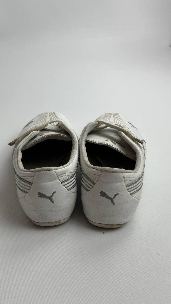 Puma Vintage Y2K White Racing Sneakers Size US 8.5 / EU 41-42 - 6 Thumbnail