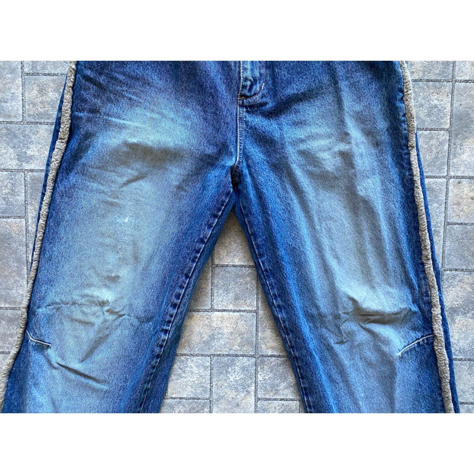 Vintage Davoucci Jeans Men Blue 34x33 Hong Kong Regular Jeans Pants 34 33 Mens Blue Hong Kong Davoucci Jeans Size US 34 / EU 50 - 3 Thumbnail