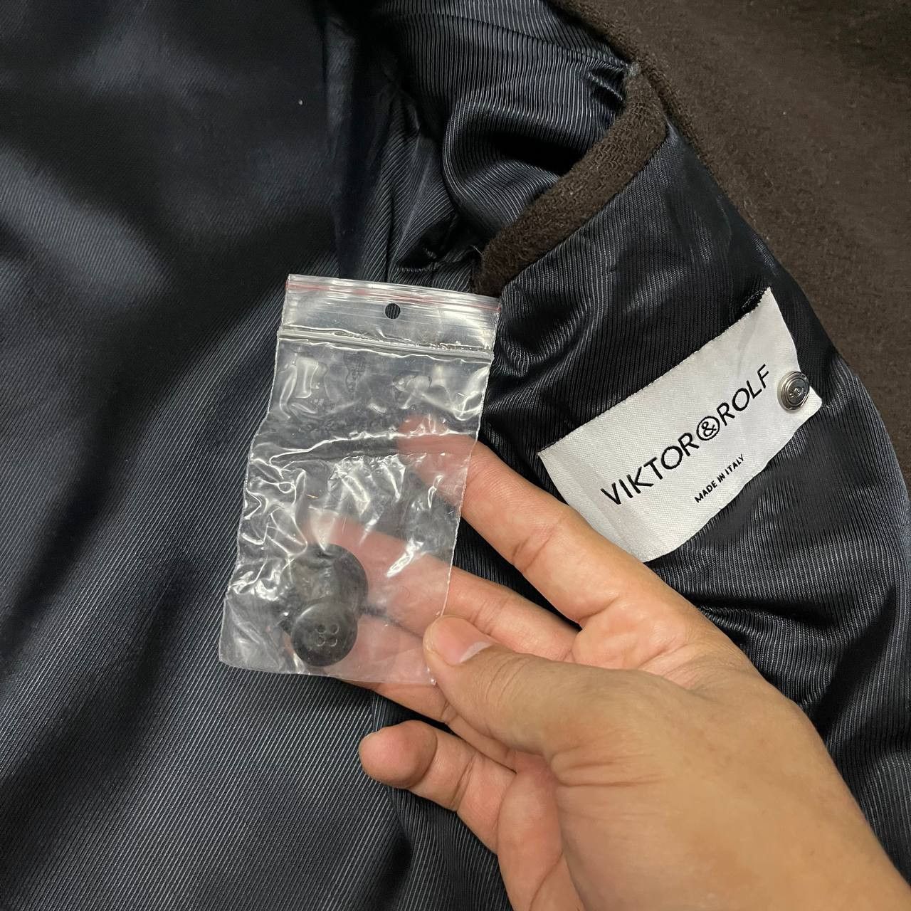 Viktor & Rolf Viktor & Rolf Wool Double Leather Collar Long Coat Size US S / EU 44-46 / 1 - 15 Thumbnail