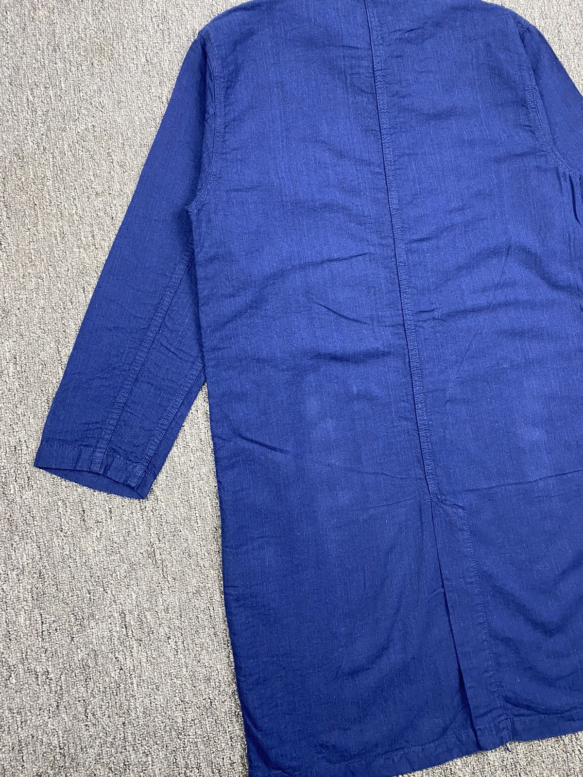 Indigo × Japanese Brand × Uniqlo Uniqlo Linen Indigo Long Jacket Size S / US 4 / IT 40 - 11 Thumbnail