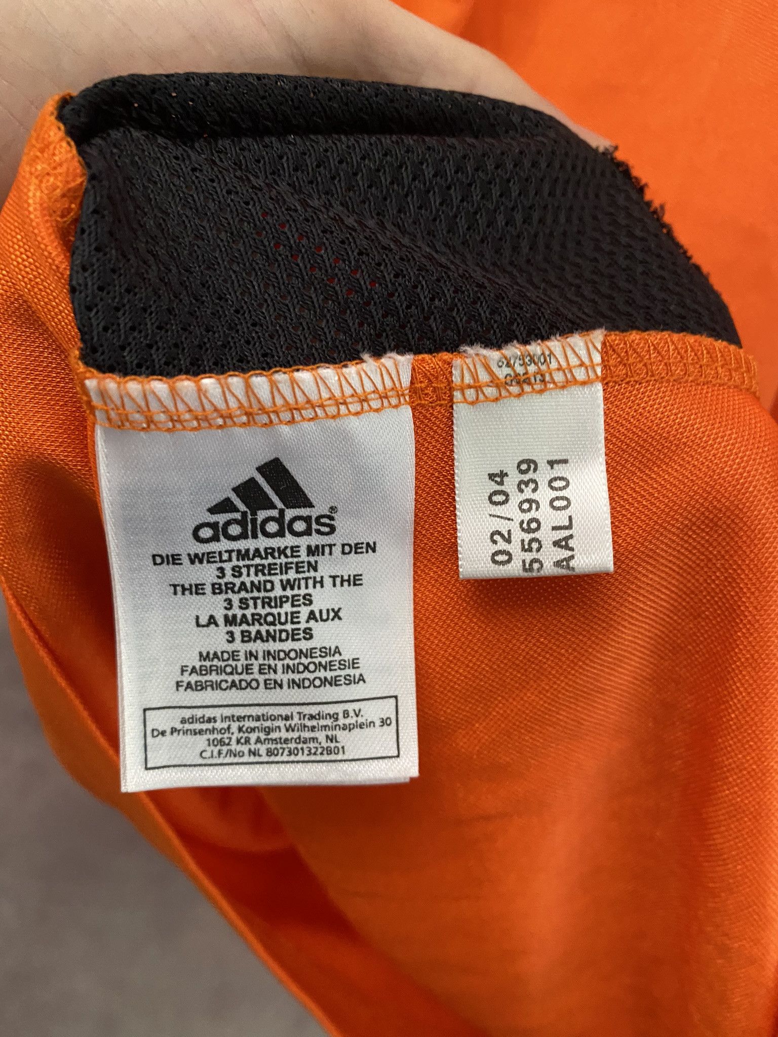 Adidas × UEFA Netherlands Adidas Shirt UEFA 2004 Soccer Jersey Holland Size US L / EU 52-54 / 3 - 6 Thumbnail