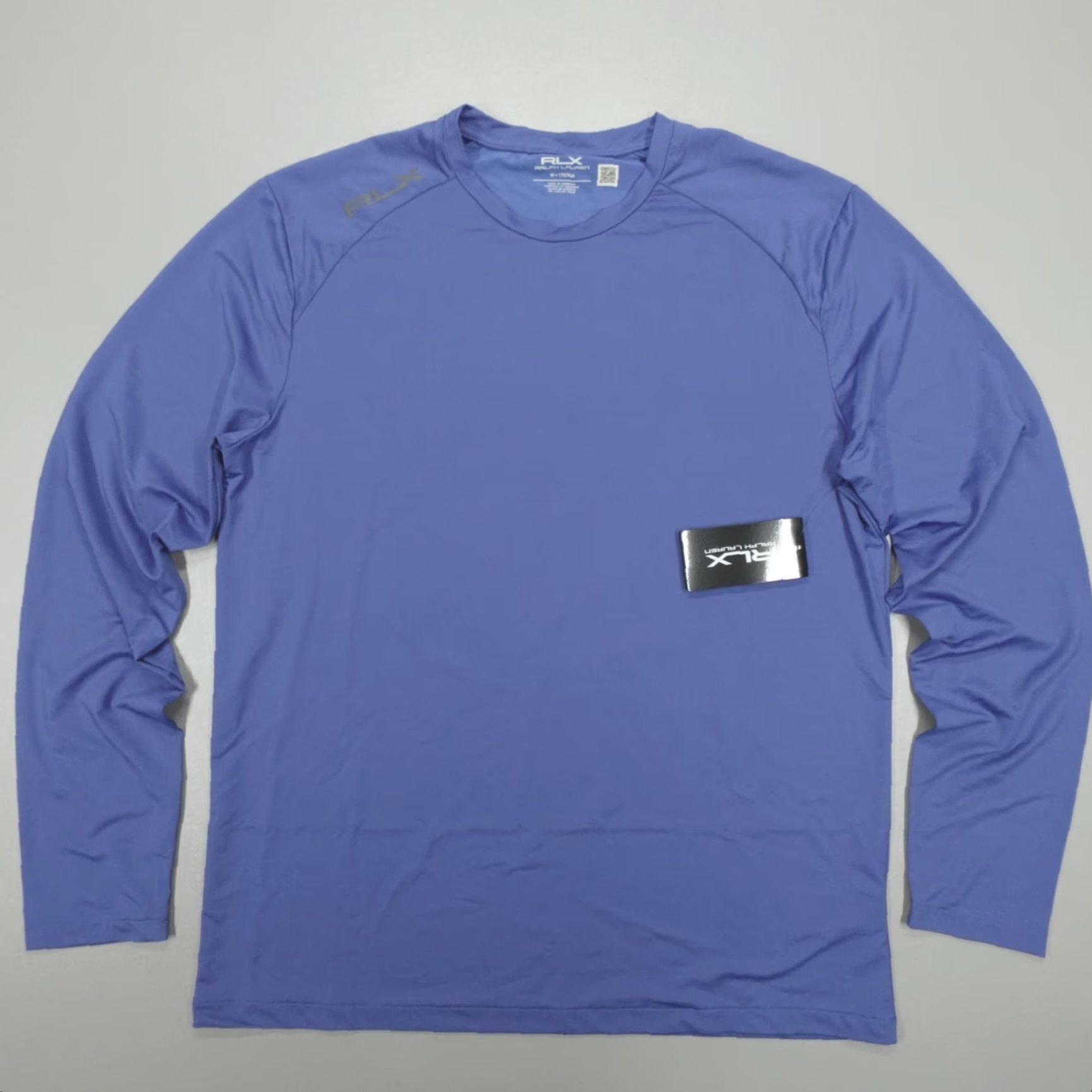 RLX Ralph Lauren RLX Ralph Lauren L/S Pullover Top Royal Blue XL Lightweight Nylon Logo Performance Golf Mens Shirt Size US XL / EU 56 / 4 - 3 Thumbnail