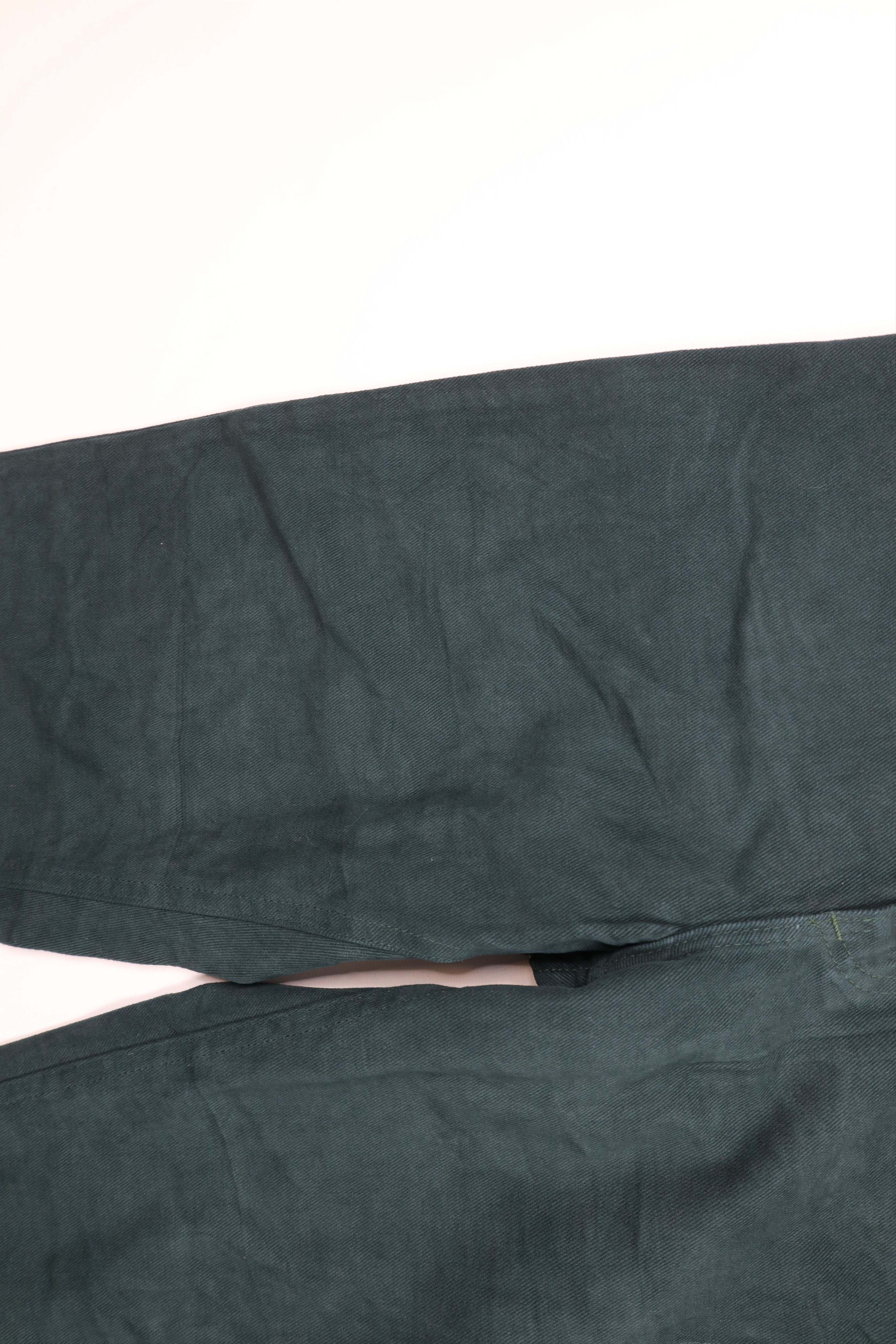 Lee Deadstock Vintage 90s Lee Tapered Leg Denim Jeans Green USA Size 34" / US 12 / IT 48 - 6 Thumbnail