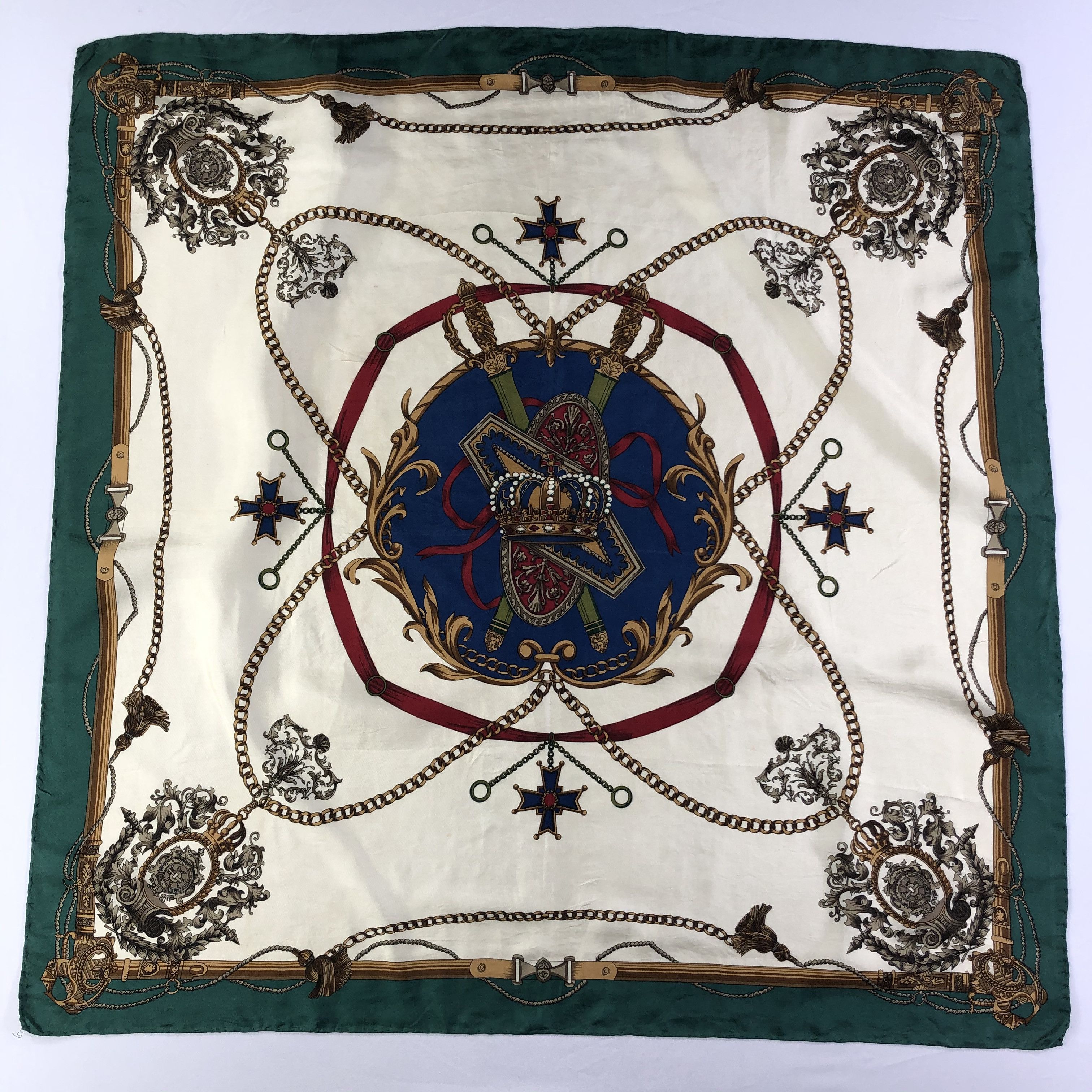 Vintage Vintage Silk Scarf Size ONE SIZE - 2 Thumbnail