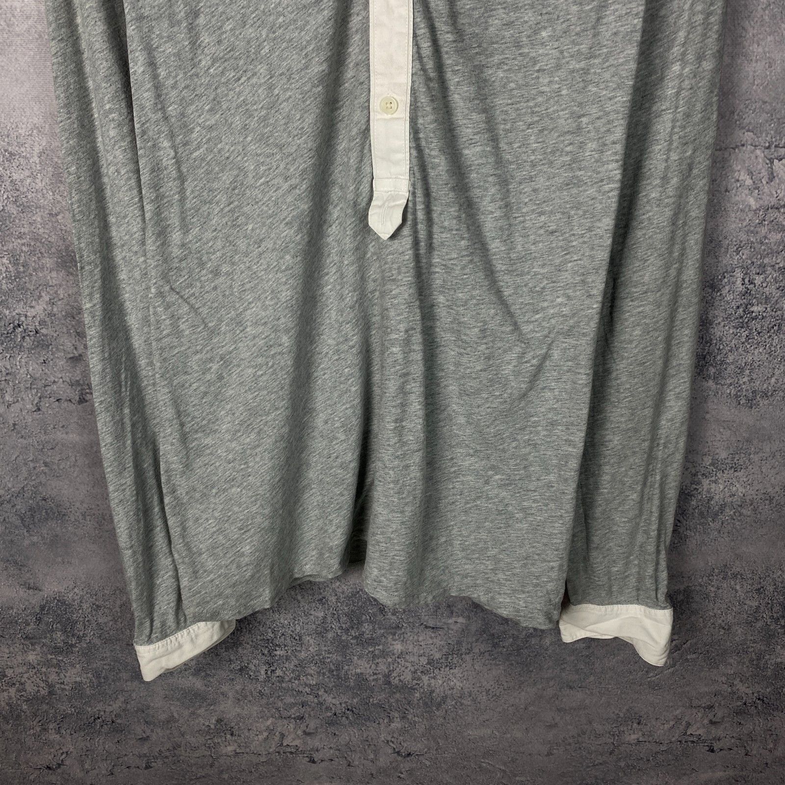 Allsaints Allsaints Polo Longsleeve Men's Size XL Gray ` Size US XL / EU 56 / 4 - 3 Thumbnail