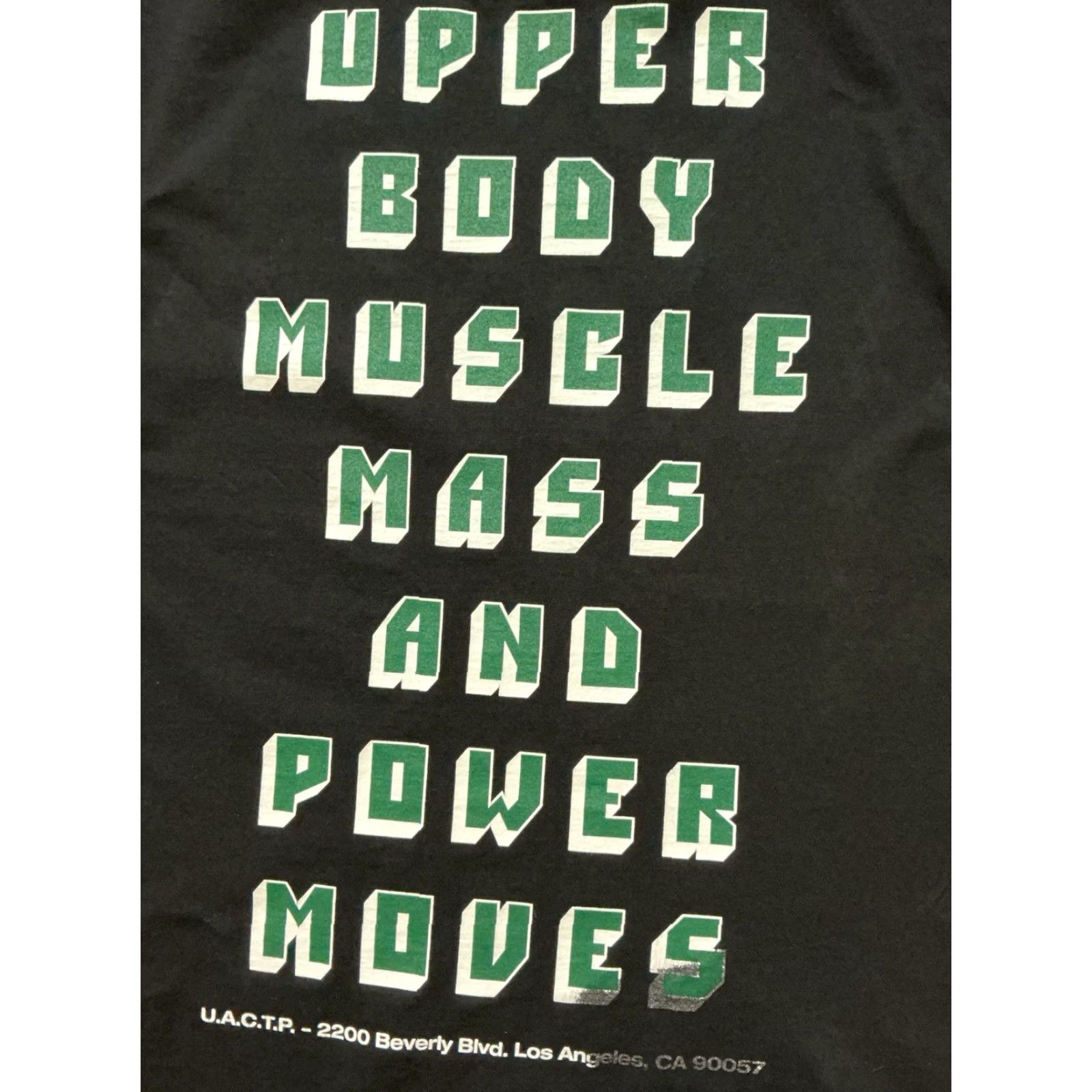 Undefeated VINTAGE Undefeated X UACTP Fit Upper Body Muscle Mass & Power Moves Graphic T-Shirt Sz.L Size US L / EU 52-54 / 3 - 7 Thumbnail