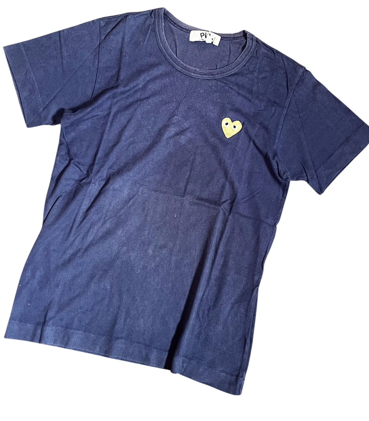 Comme des Garcons PLAY Cdg play AD2016 gold heart logo tee Size US S / EU 44-46 / 1 - 2 Thumbnail
