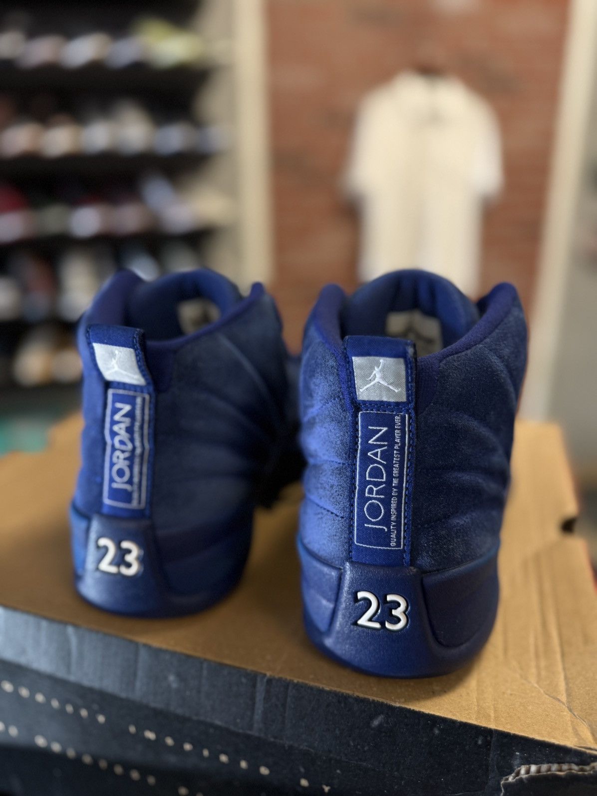 Jordan Brand × Nike Jordan 12 Deep Royal Blue 2016 Size 10.5 🧼 W/ BOX Size US 10.5 / EU 43-44 - 9 Thumbnail