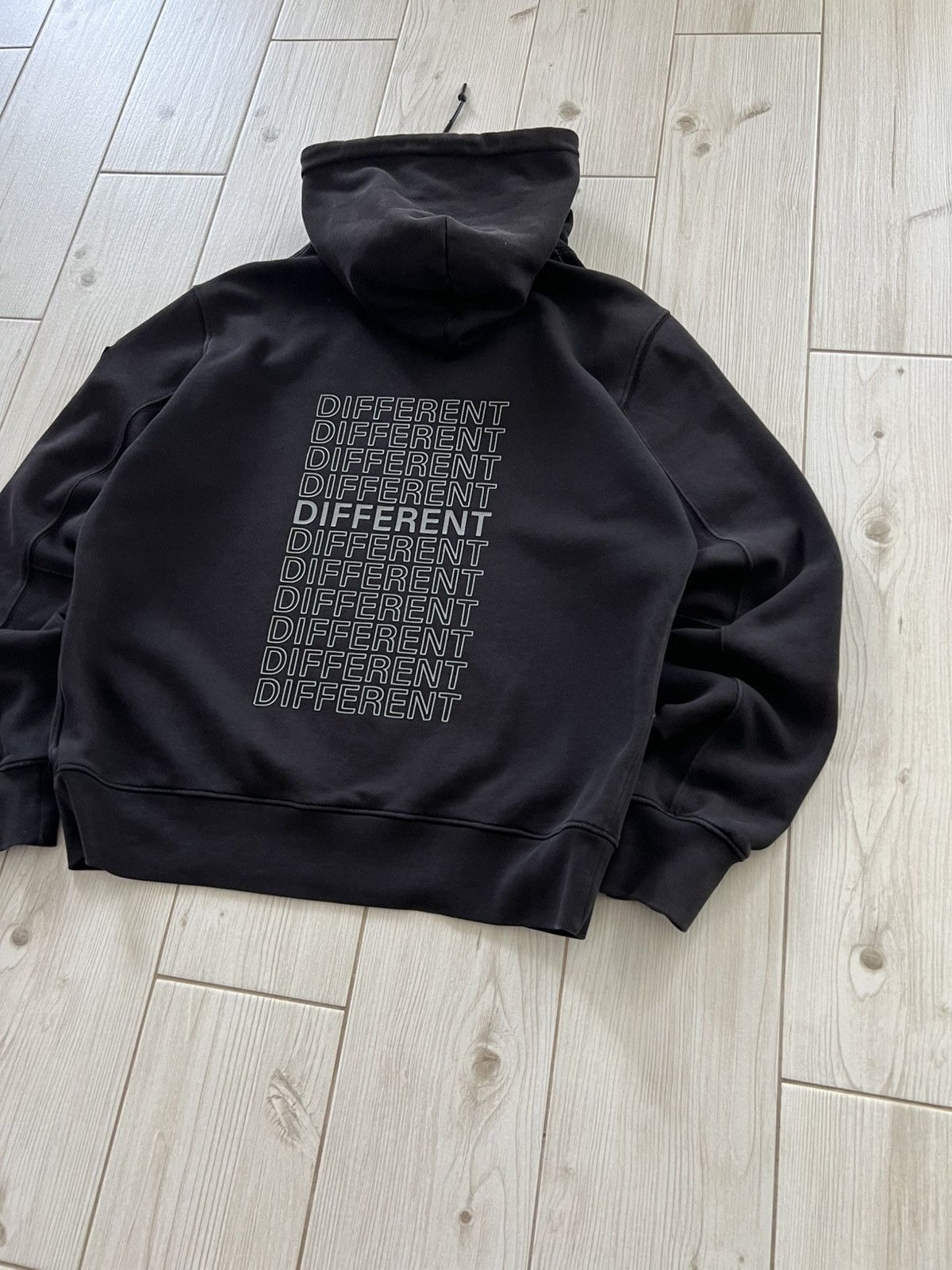 Moncler MONCLER Black Hoodie Same But Different Big Logo Patch Size US S / EU 44-46 / 1 - 5 Thumbnail