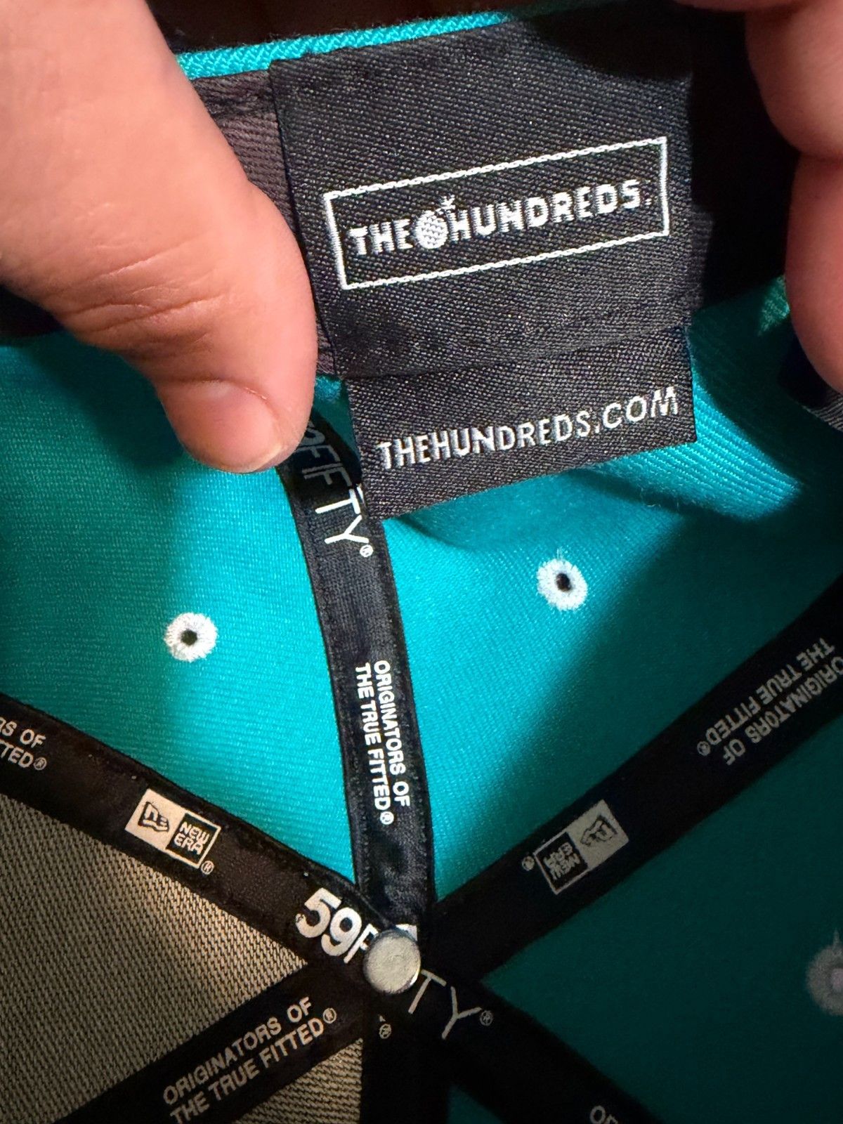 The Hundreds The Hundreds New Era Vintage Teal & Purple Adam Bomb Fitted Size ONE SIZE - 12 Thumbnail