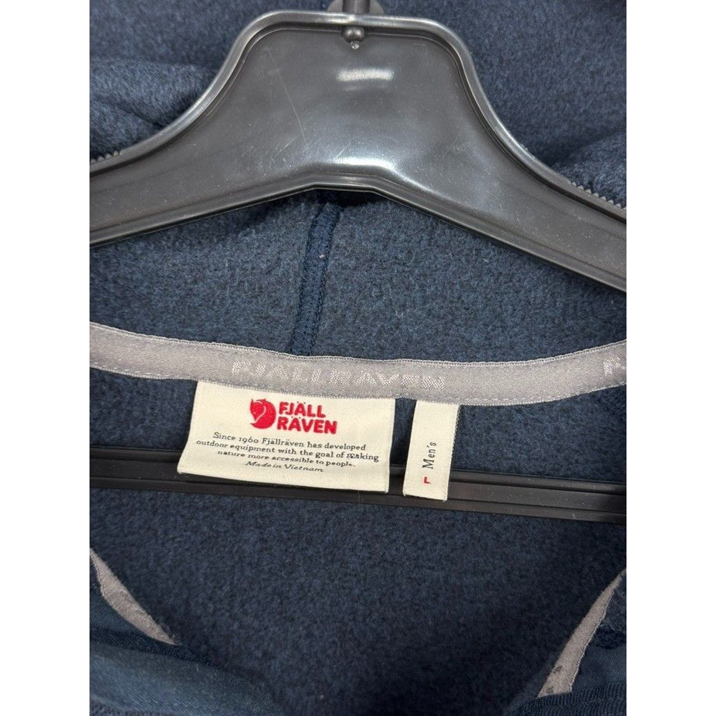 Fjallraven Fjallraven 82252 Ovik Fleece Hoodie Jacket Mens L Blue Full Size US L / EU 52-54 / 3 - 8 Thumbnail