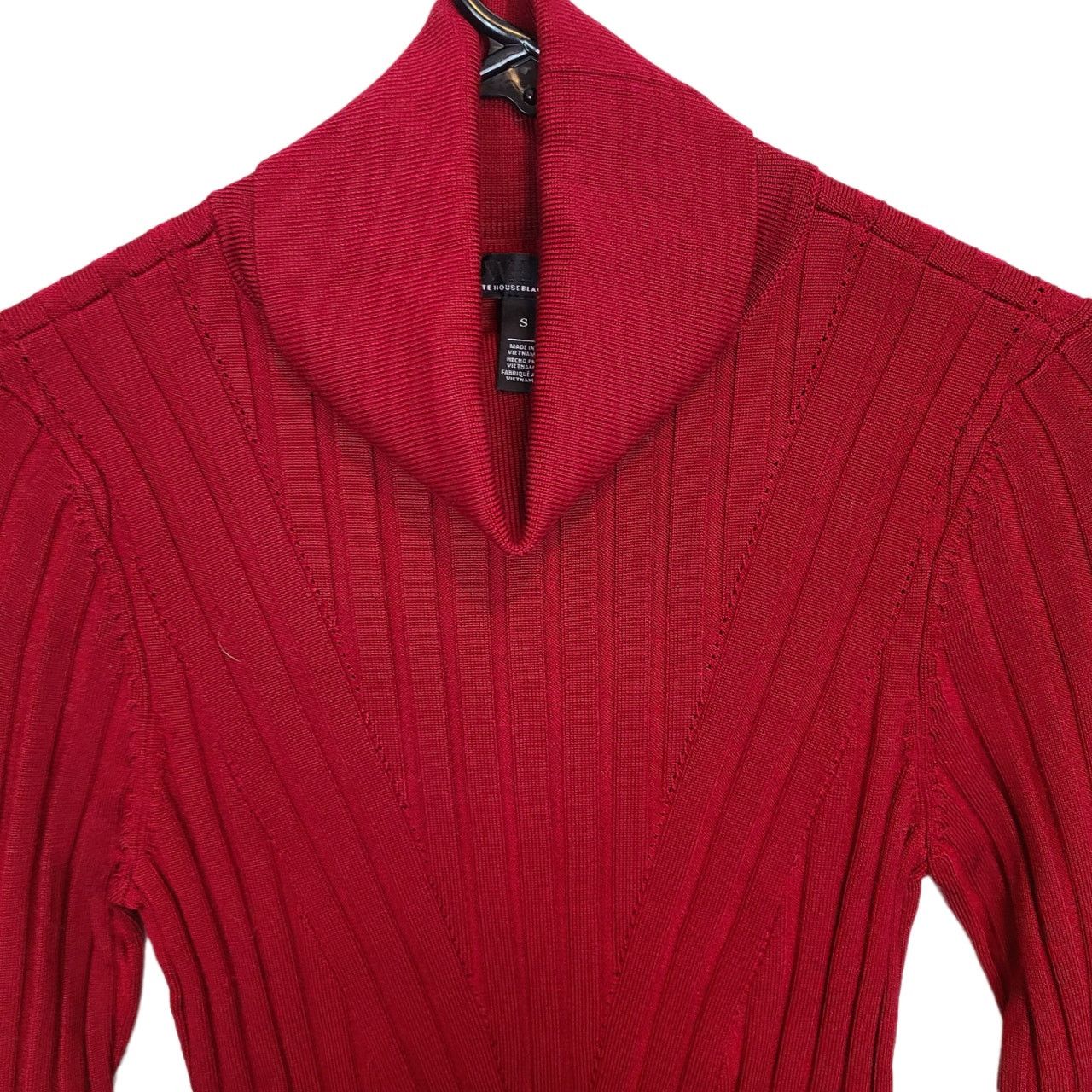 White House Black Market White House Black Market Ribbed Turtleneck Sweater S Preppy Size S / US 4 / IT 40 - 2 Thumbnail