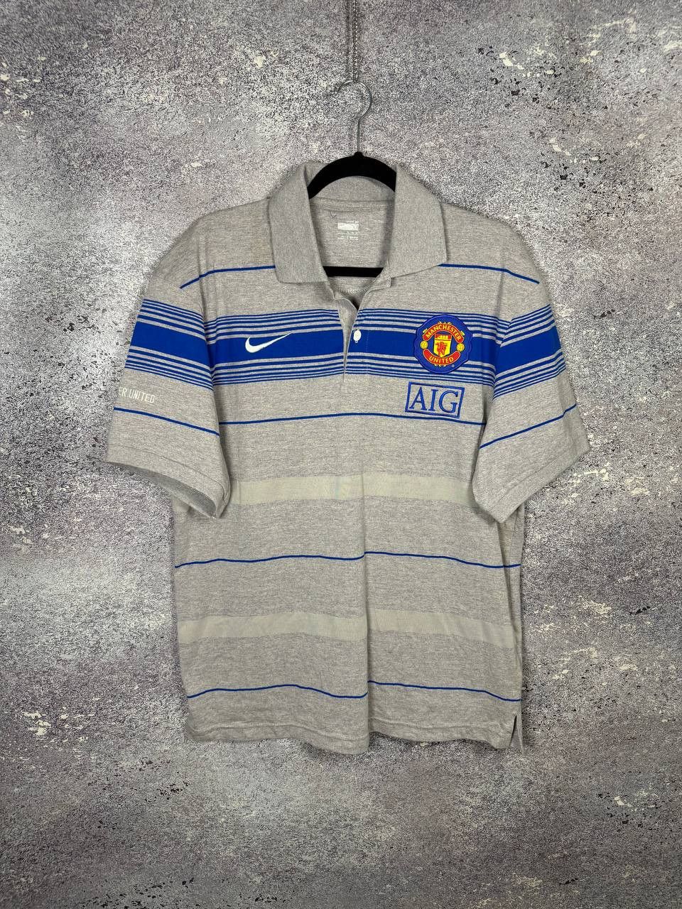 Nike × Vintage Vintage Manchester United Pre Match Nike Polo Tee Size US XL / EU 56 / 4 - 1 Thumbnail