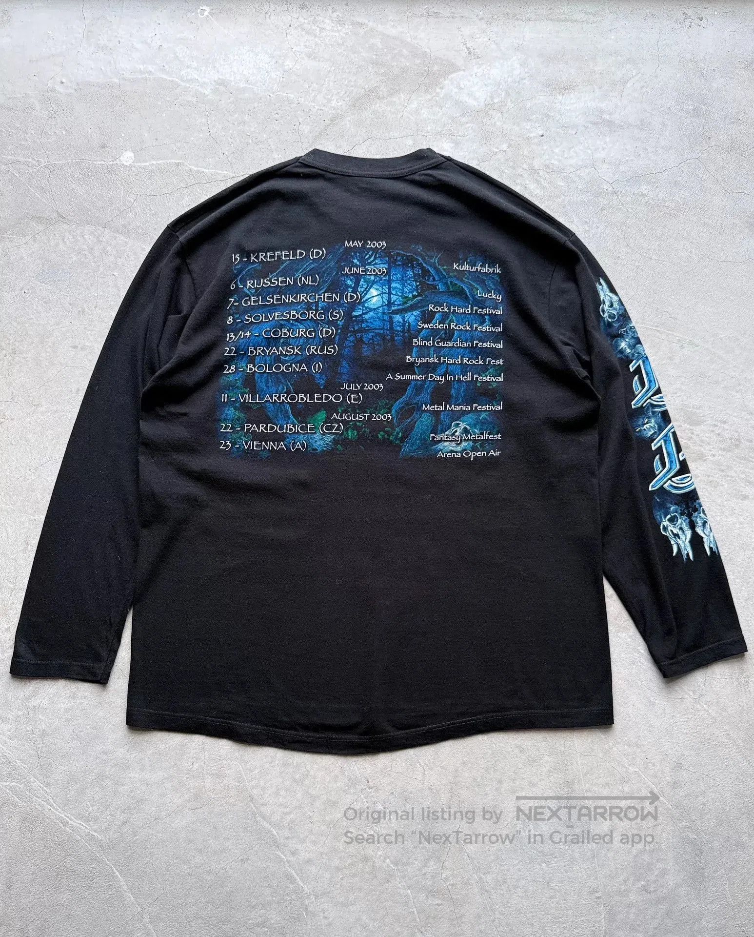 Vintage Vintage 2003 Blind Guardian Band Tee. Size US XL / EU 56 / 4 - 6 Thumbnail