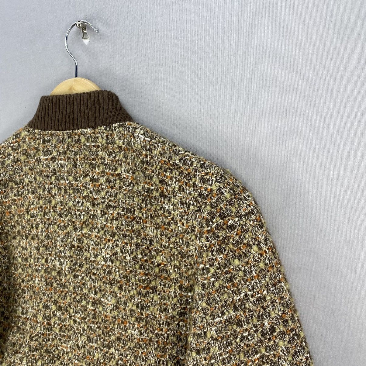 Aran Isles Knitwear Vintage Y2k Knitwear Bomber Jacket By Paodelo Size XXS / US 00 / IT 34 - 5 Thumbnail