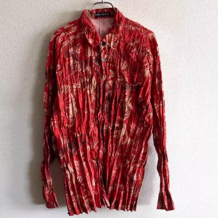 Issey Miyake issey miyake Dragon patterned pleated shirt Size US M / EU 48-50 / 2 - 1 Thumbnail