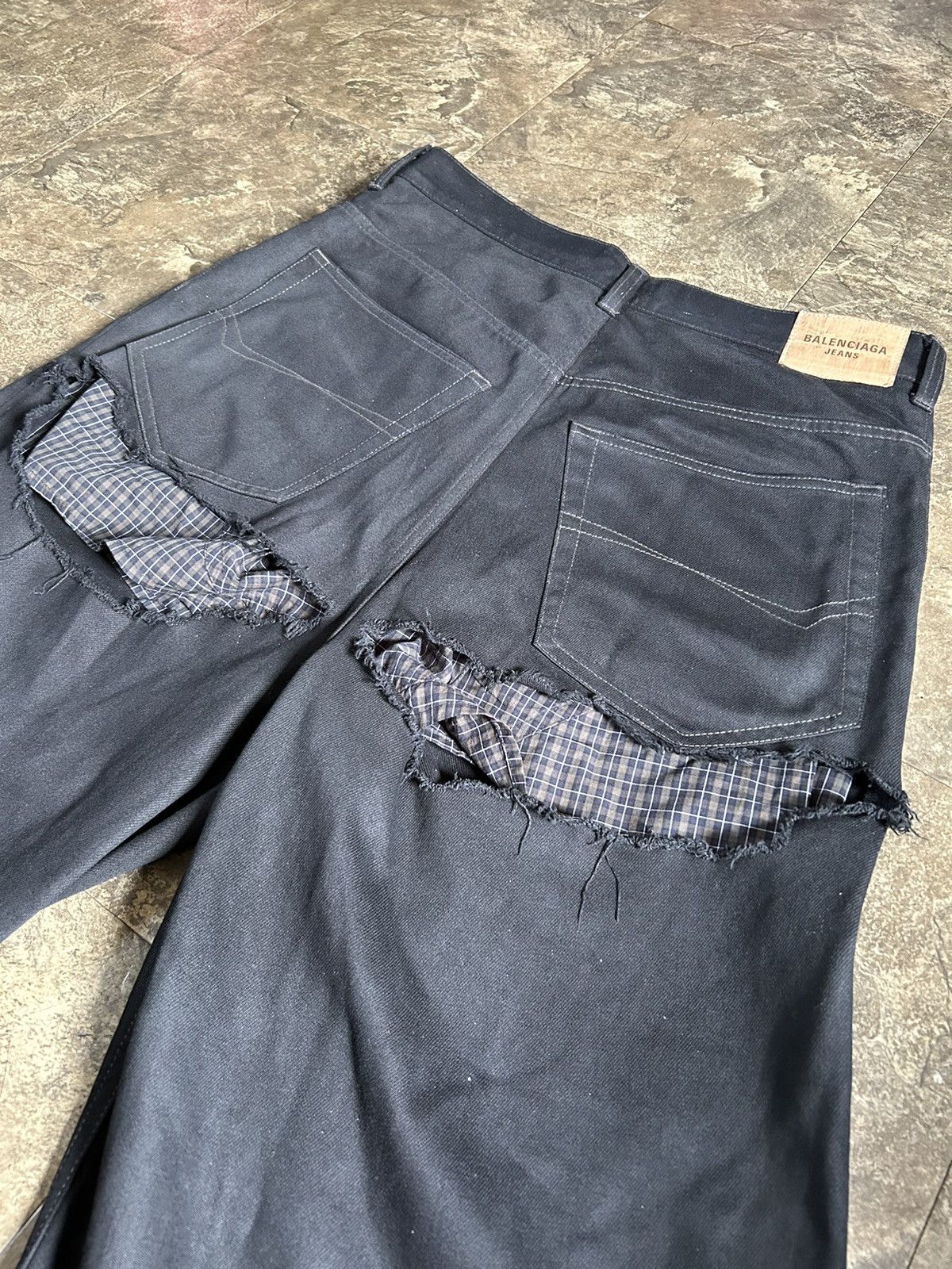 k*z様 balenciaga afterworld デニム Balenciaga Washed Black Flared