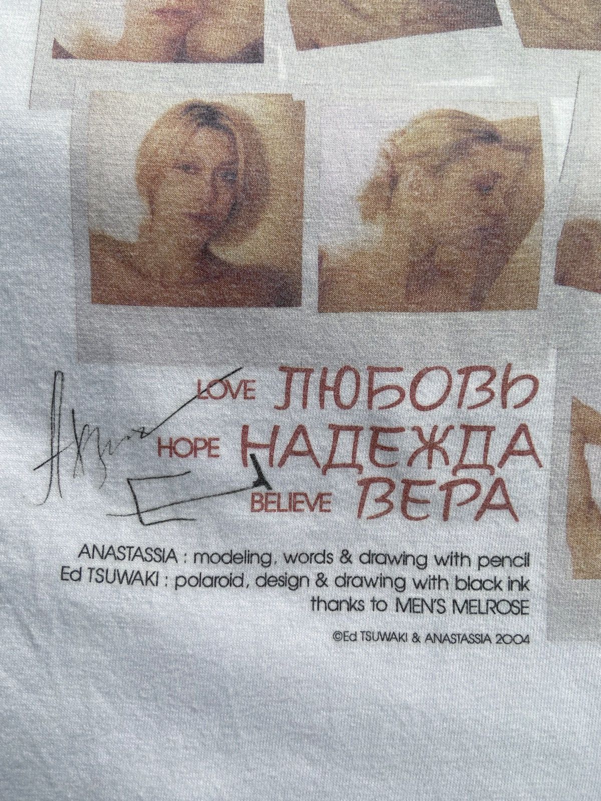Japanese Brand MEN'S MELROSE ARTICLE ANASTASSIA & ED TSUWAKI TEE Size US M / EU 48-50 / 2 - 9 Thumbnail
