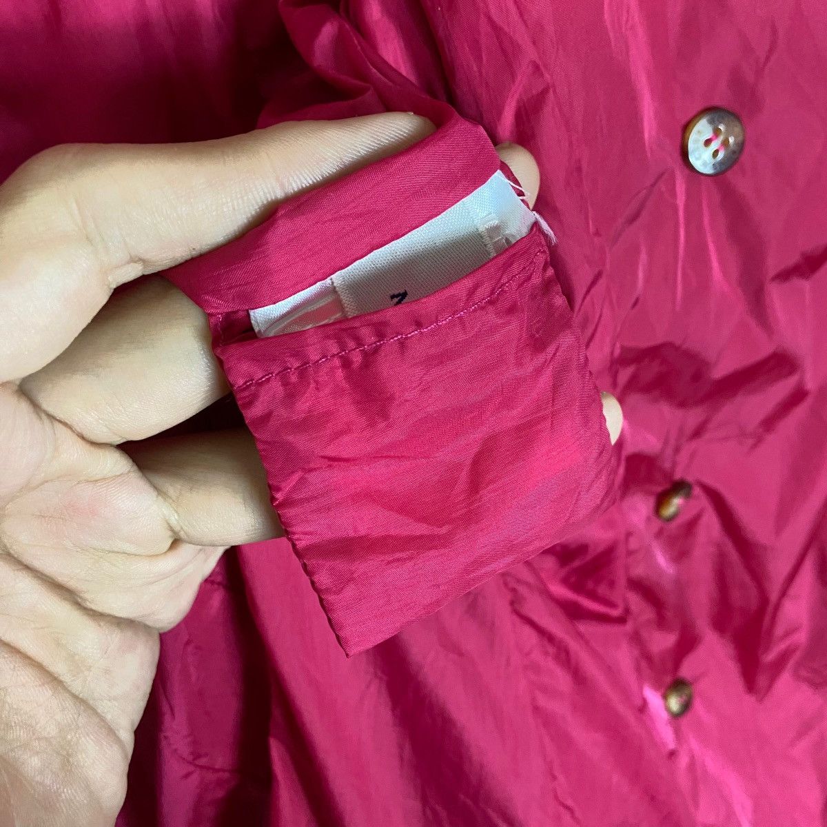 Moncler Vintage Moncler Double Breasted Belted Windbreaker Light Size S / US 4 / IT 40 - 23 Thumbnail