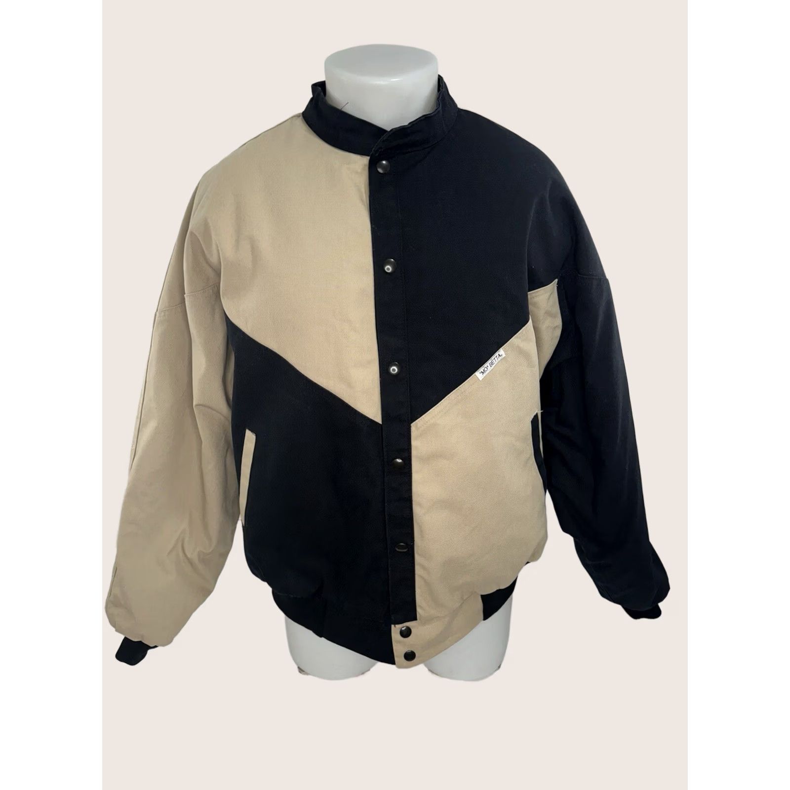 Vintage MO BETTA Western Insulated Mens 2XL Jacket Tan / Black Jacket Mens 2XL Western Insulated EXCELLENT Size US XXL / EU 58 / 5 - 1 Thumbnail