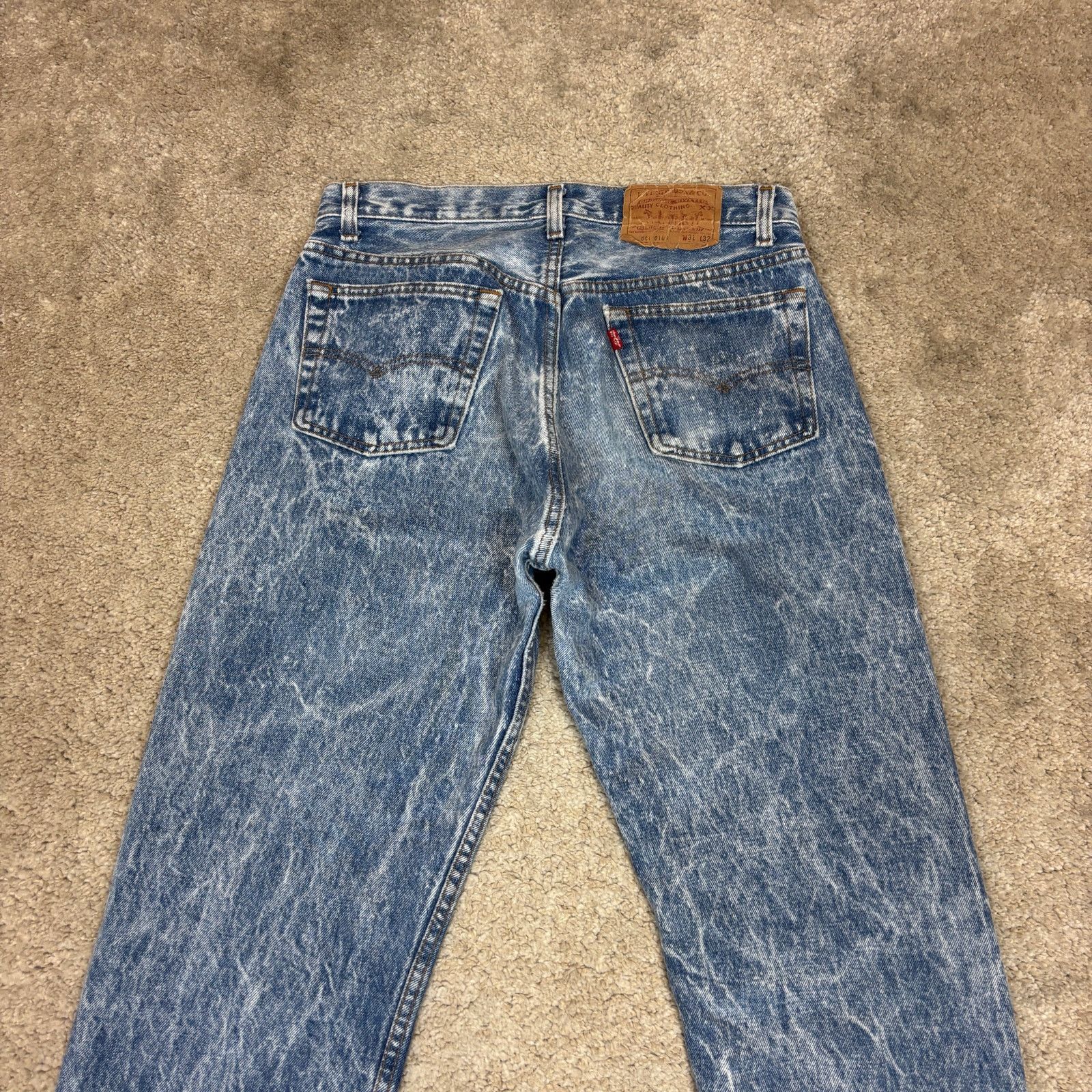 Levi's Vintage 80s Levi's 501 XX Straight Leg Jeans 31x32 (30x31) Size US 30 / EU 46 - 4 Thumbnail