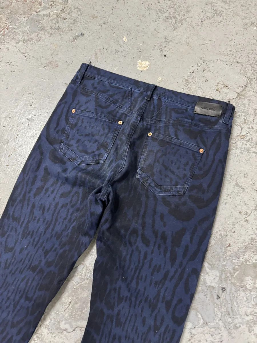 Roberto Cavalli Roberto Cavalli Leopard Slim Navy & Black Pants Size US 32 / EU 48 - 7 Thumbnail