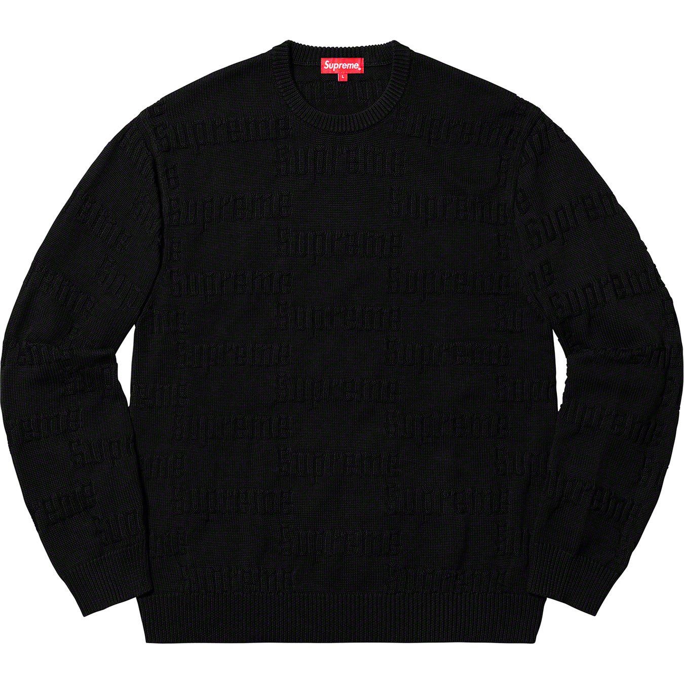 Supreme Supreme Raised Logo Sweater Size US L / EU 52-54 / 3 - 4 Thumbnail