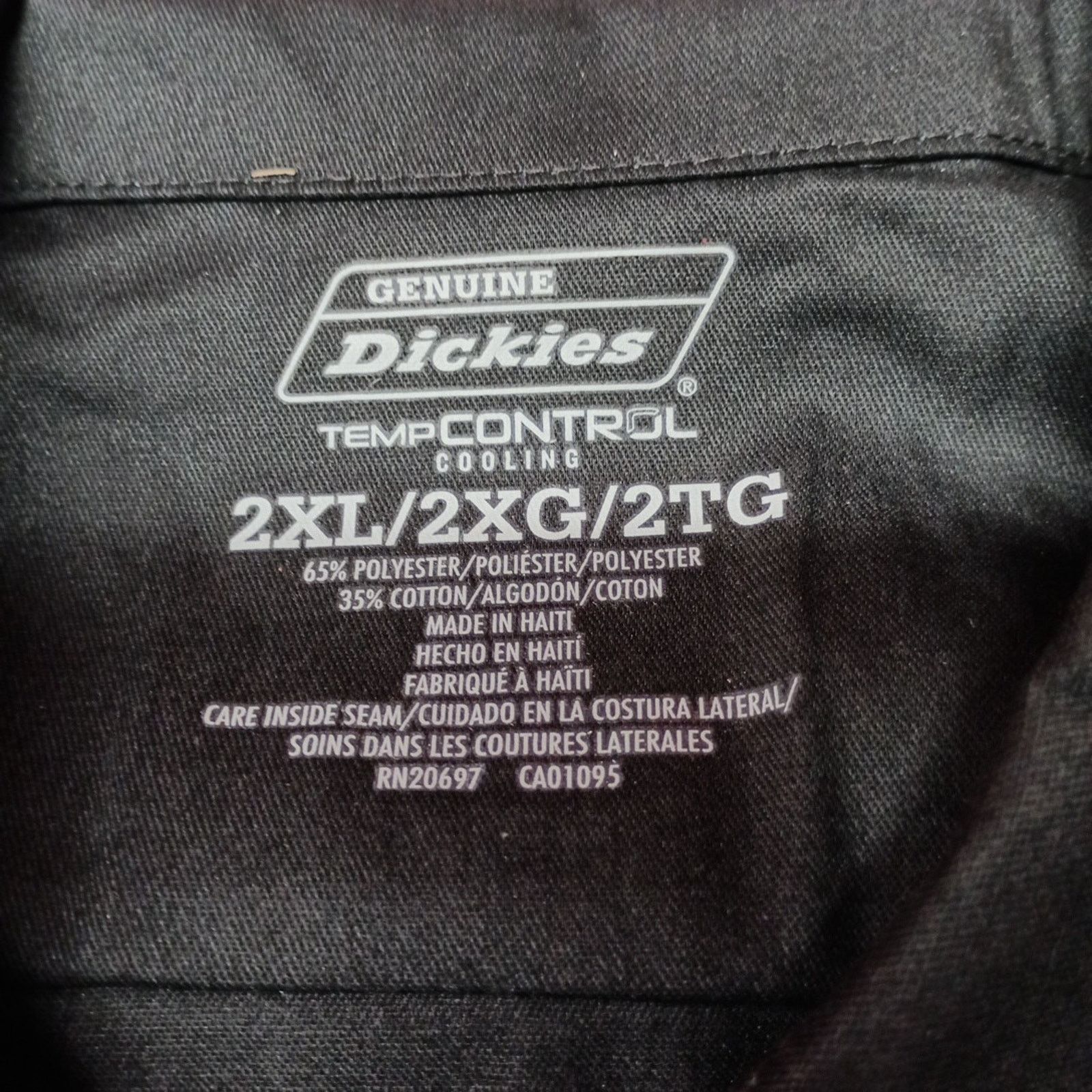 Dickies Dickies Essential Work Shirt Men Size 2XL Black Temp Control Size US XXL / EU 58 / 5 - 4 Thumbnail