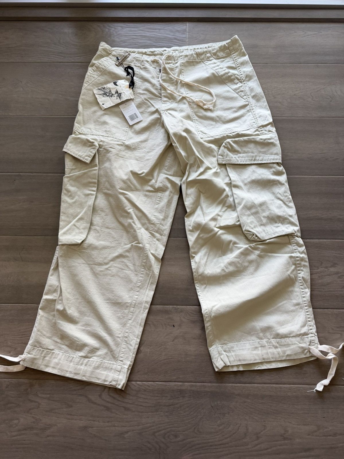 Greg Lauren Greg Lauren mixed wide leg cargo size 3 Size US 36 / EU 52 - 1 Thumbnail
