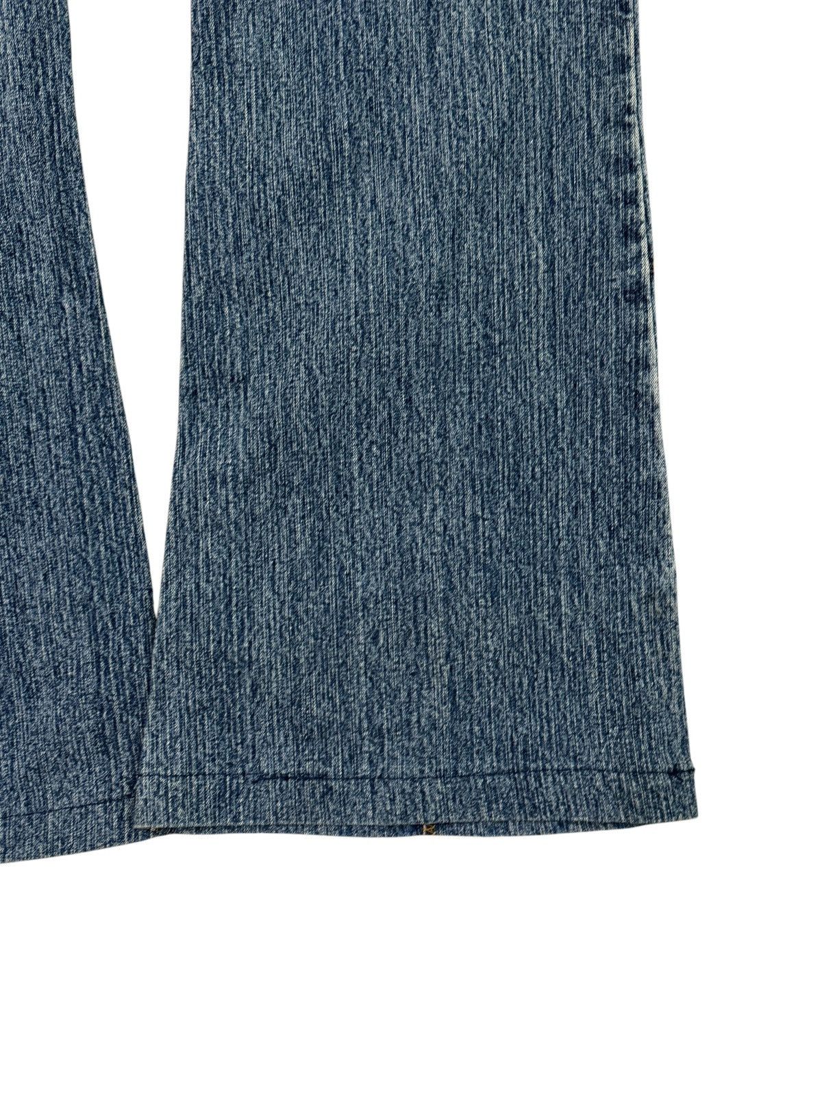 Hysteric Glamour FLARED SEBO RECONSTRUCTED DESIGN ELASTIC DENIM JEANS Size 28" / US 6 / IT 42 - 17 Thumbnail