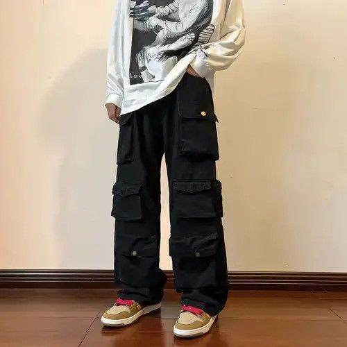 Designer × Japanese Brand Cargo Pants Multi-pockets Size US 34 / EU 50 - 1 Thumbnail