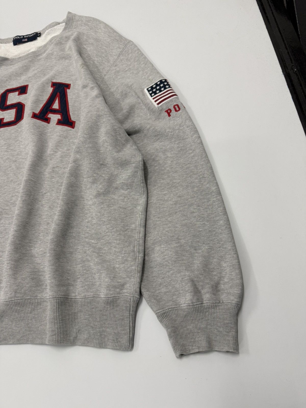 Ralph Lauren Sport 🔥 Polo Sport Ralph Lauren USA Flag Embroided Sweatshirt -LL Size US XL / EU 56 / 4 - 2 Thumbnail