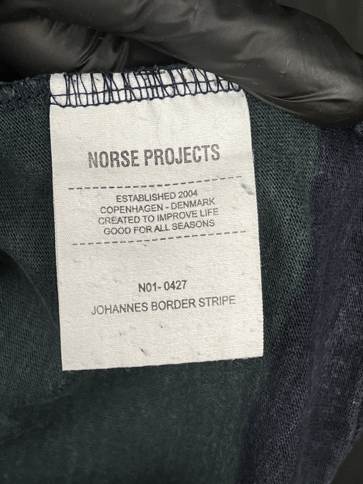 Norse Projects Norse Projects stripped basic t-shirt Size US S / EU 44-46 / 1 - 8 Thumbnail